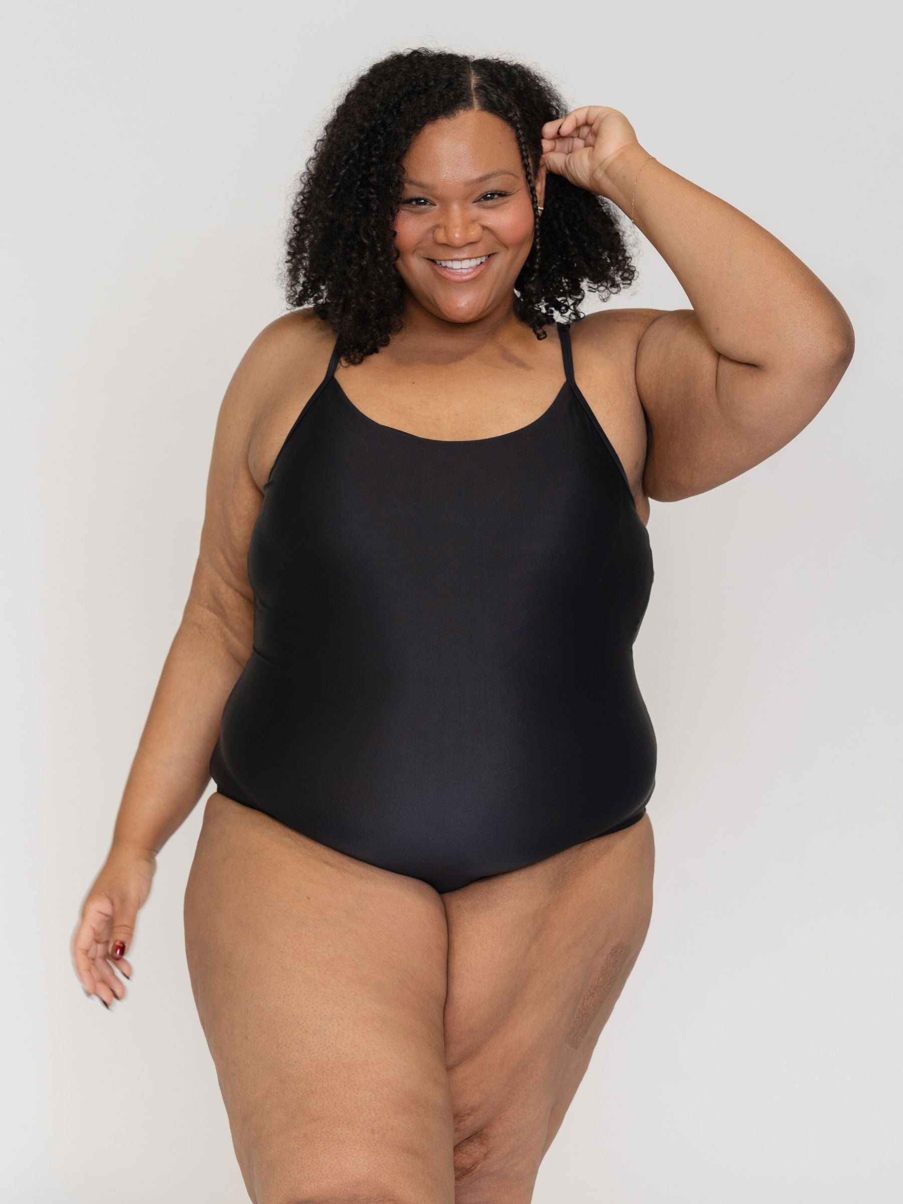 Black Tank One-Piece
