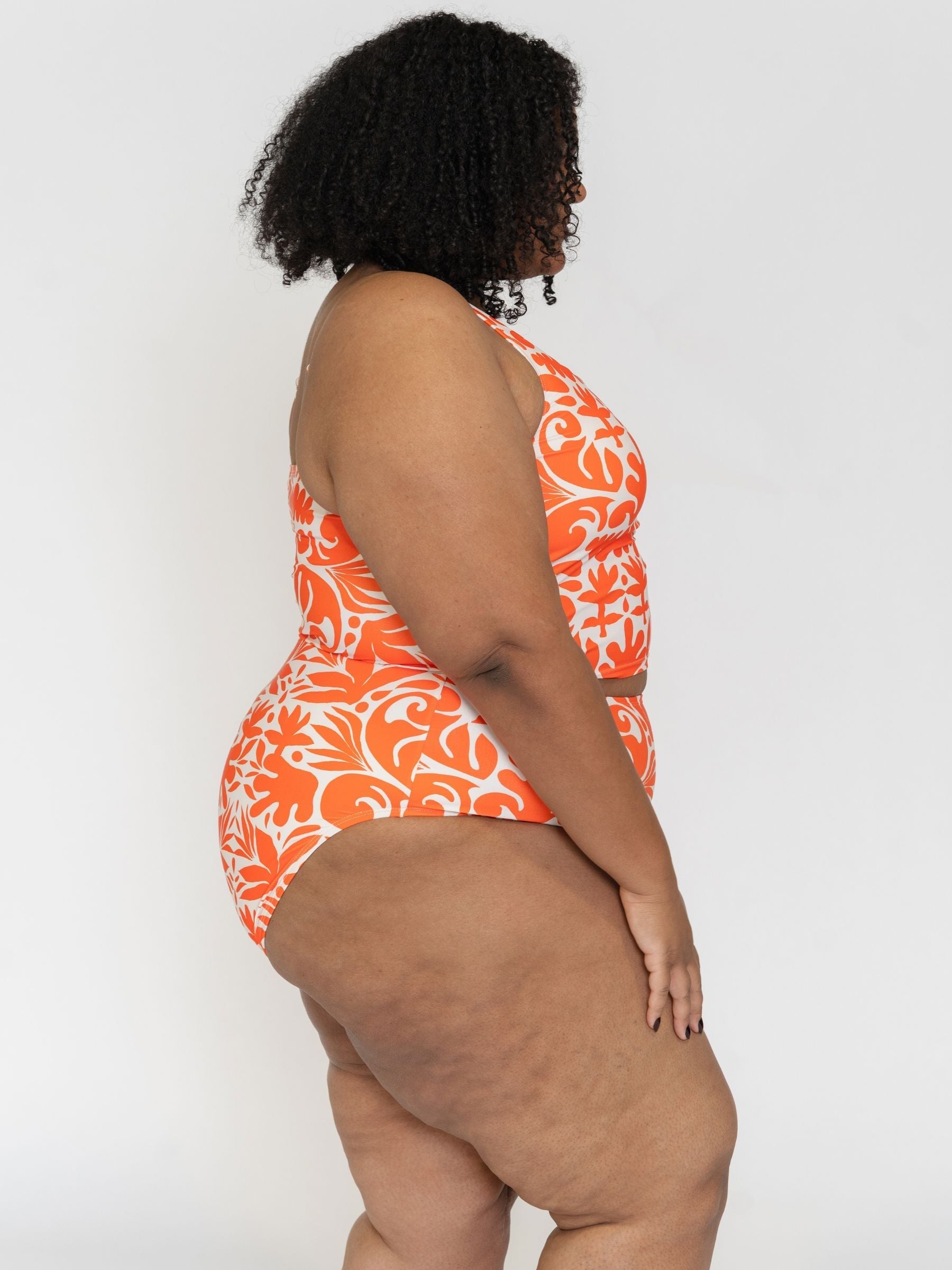 Terracotta High-Waist Bottom