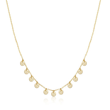 Dangling Coin Necklace