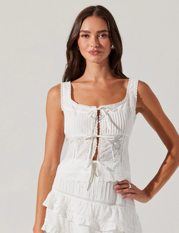 Kensley Top, White