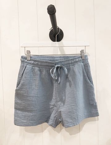Tie Waist Short, Water