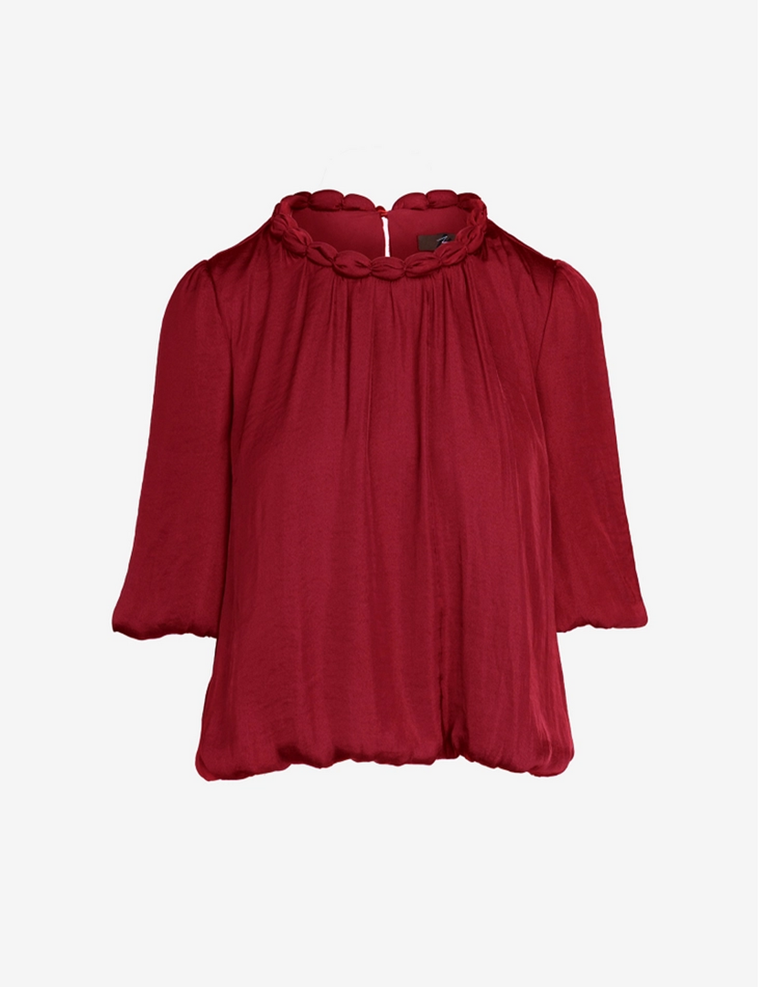 Billowy Blouse, Crimson Red
