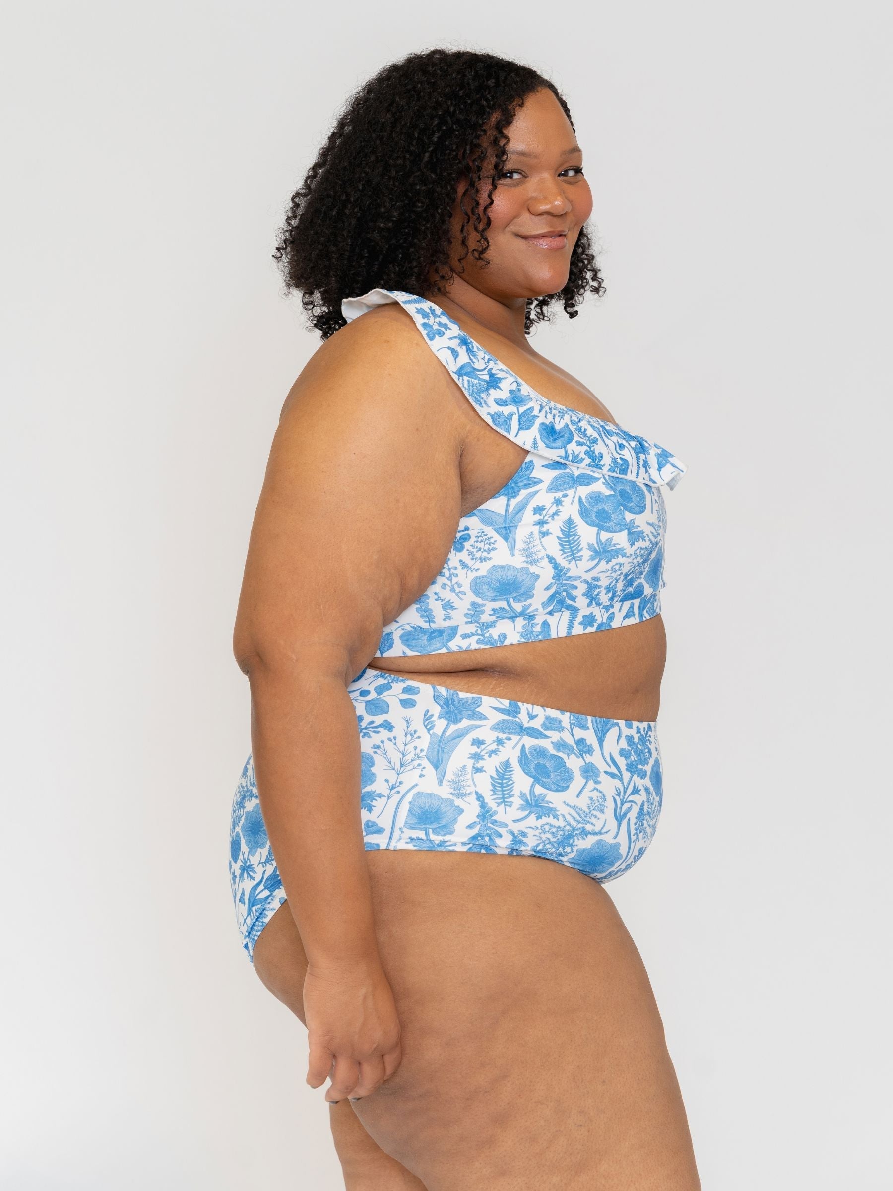 Botany Ruffle Scoop Bralette