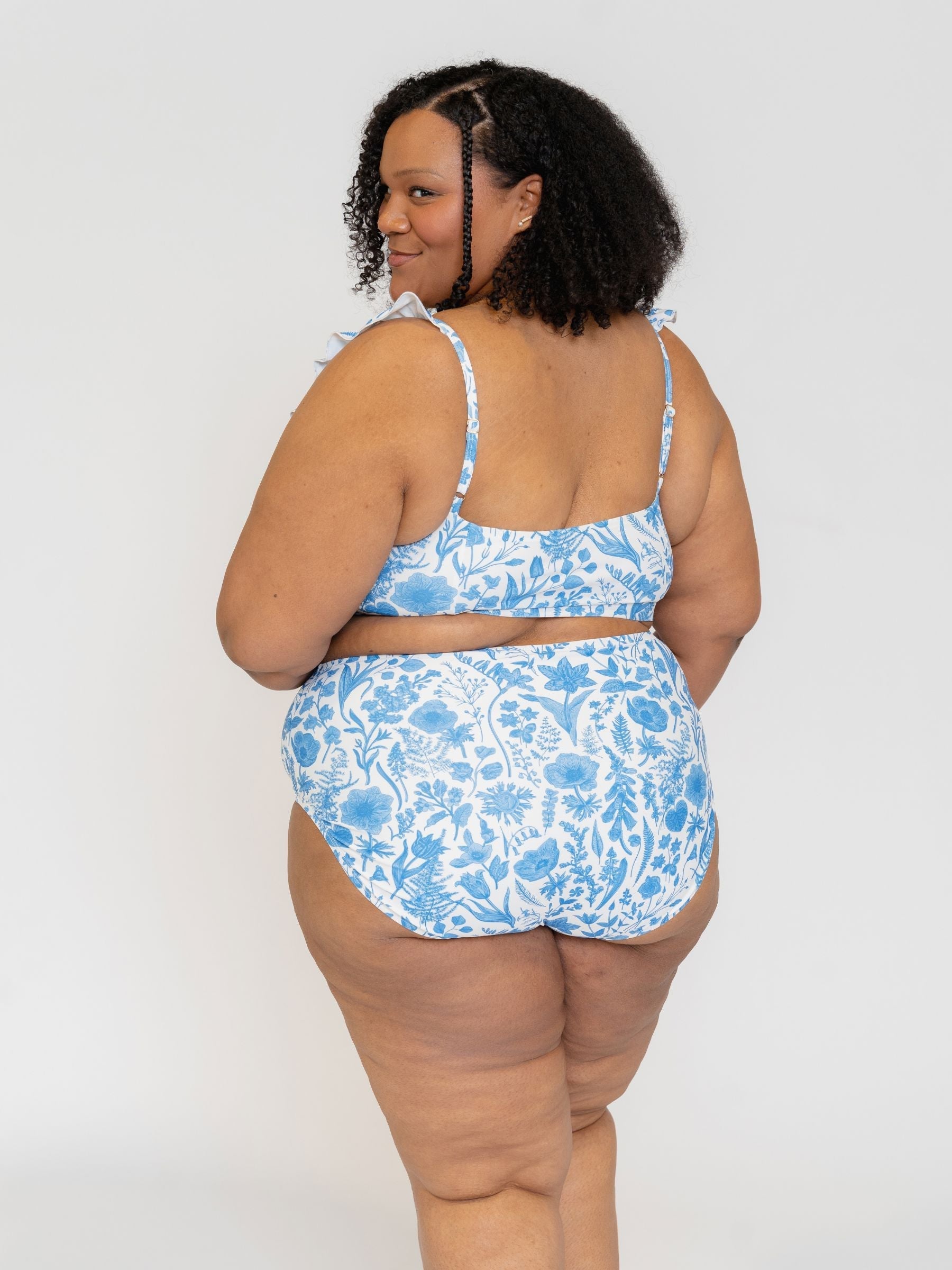 Botany Ruffle Scoop Bralette