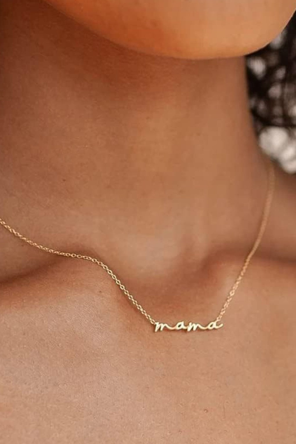 Mama 18K Gold Chain Necklace