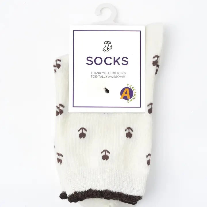 Jordan Ivory Floral Socks