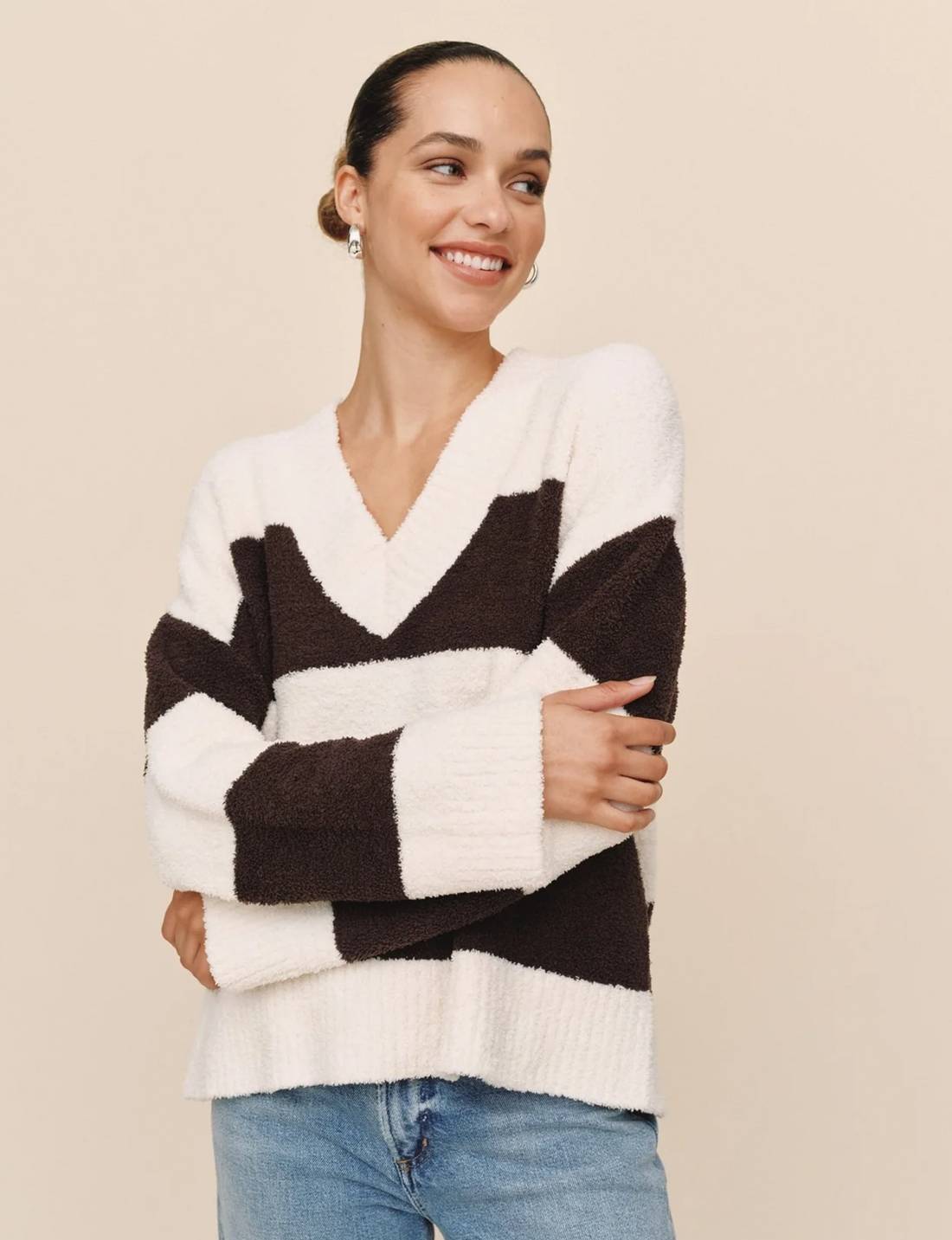Kava Sweater, Frost/Fawn
