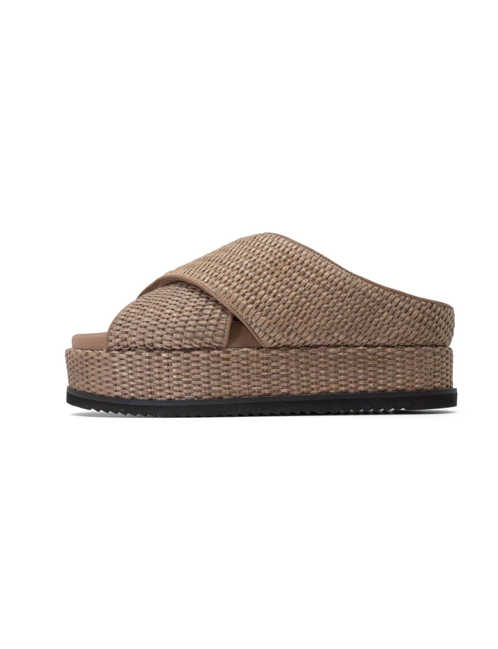 Cross Stack, Natural Raffia