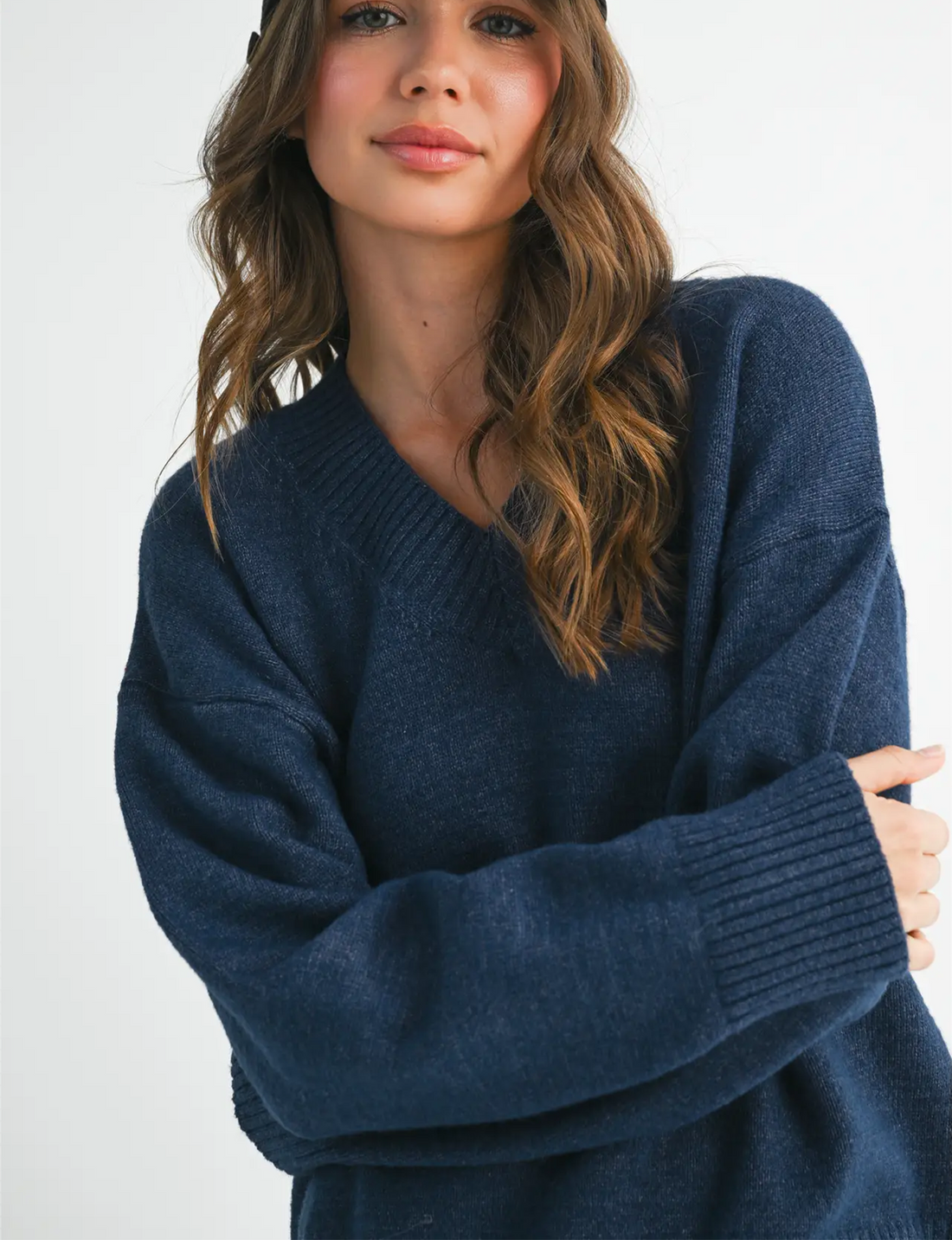 Oversized Vera Sweater, Blue