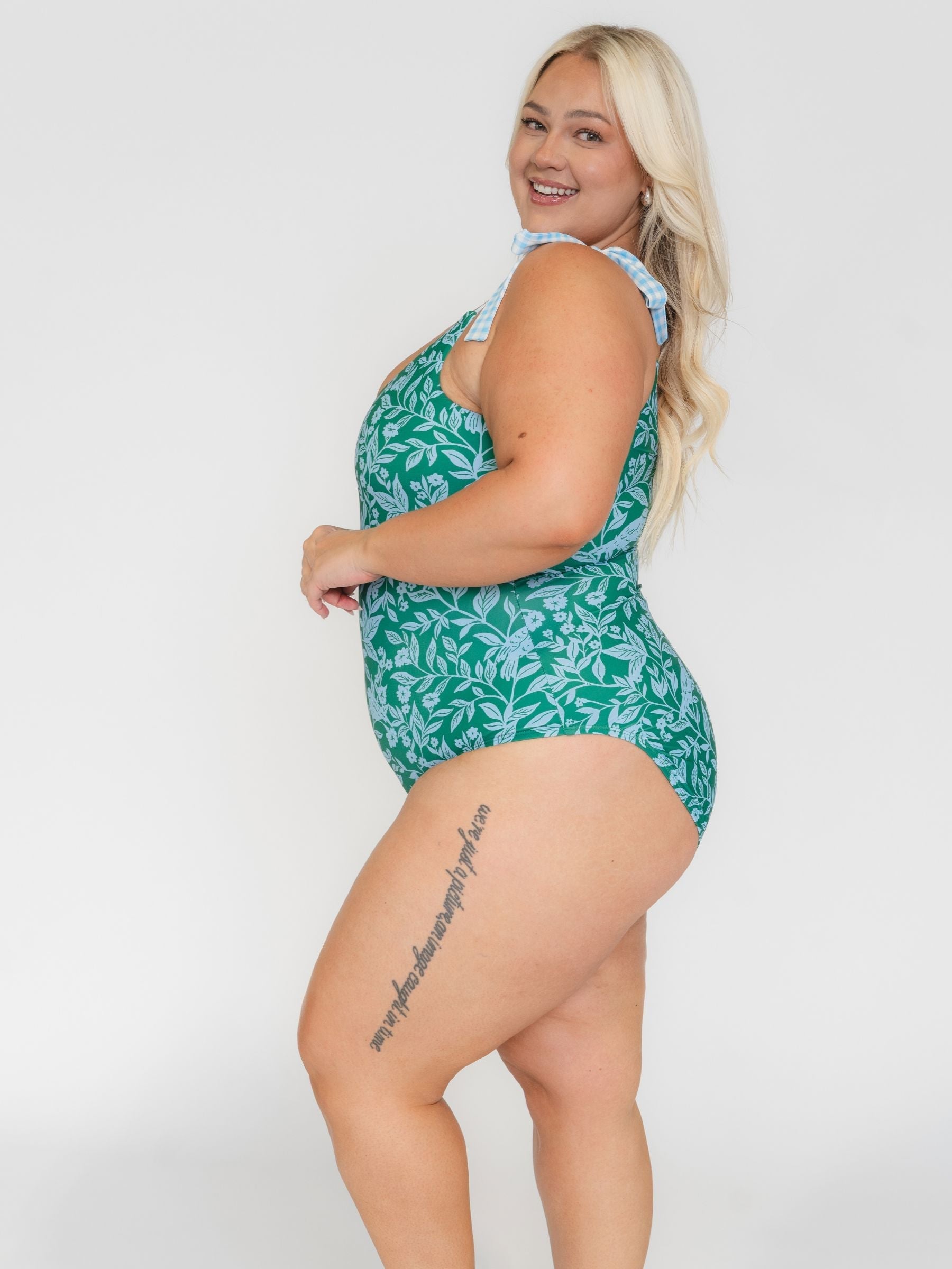 Avery Shoulder-Tie One-Piece