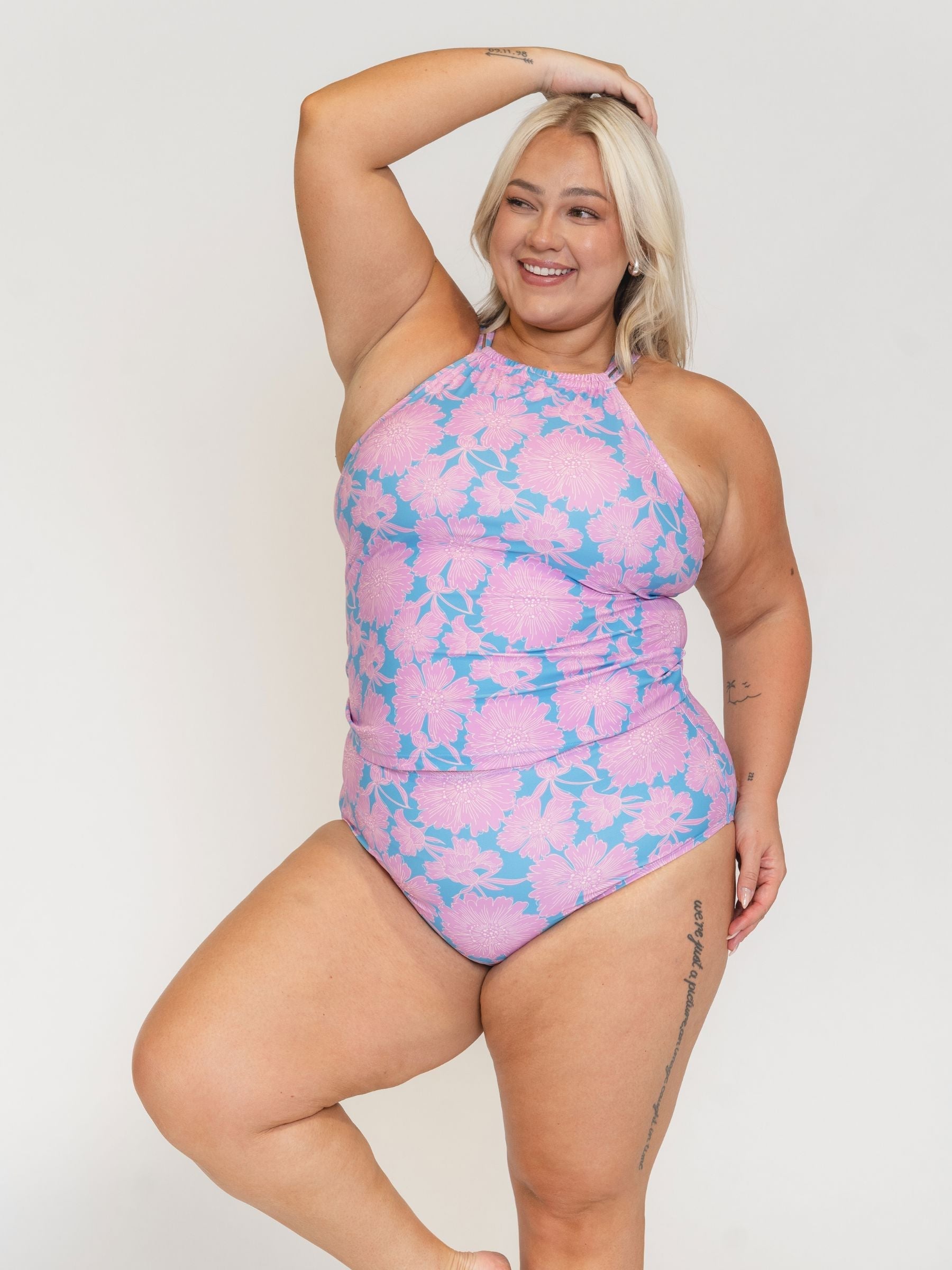 Dahlia Double-Cinch Tankini Top