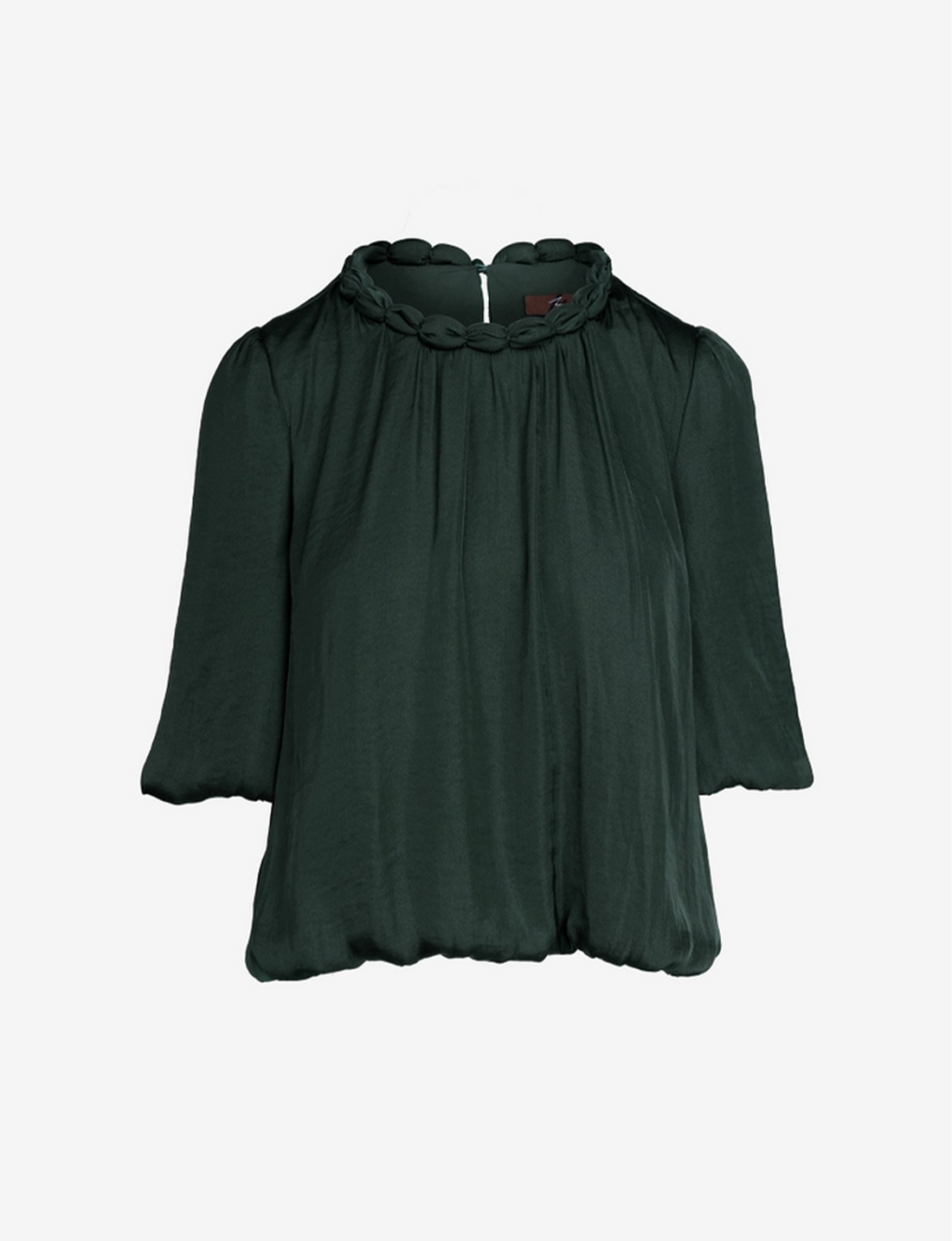 Billowy Blouse, Forest Green