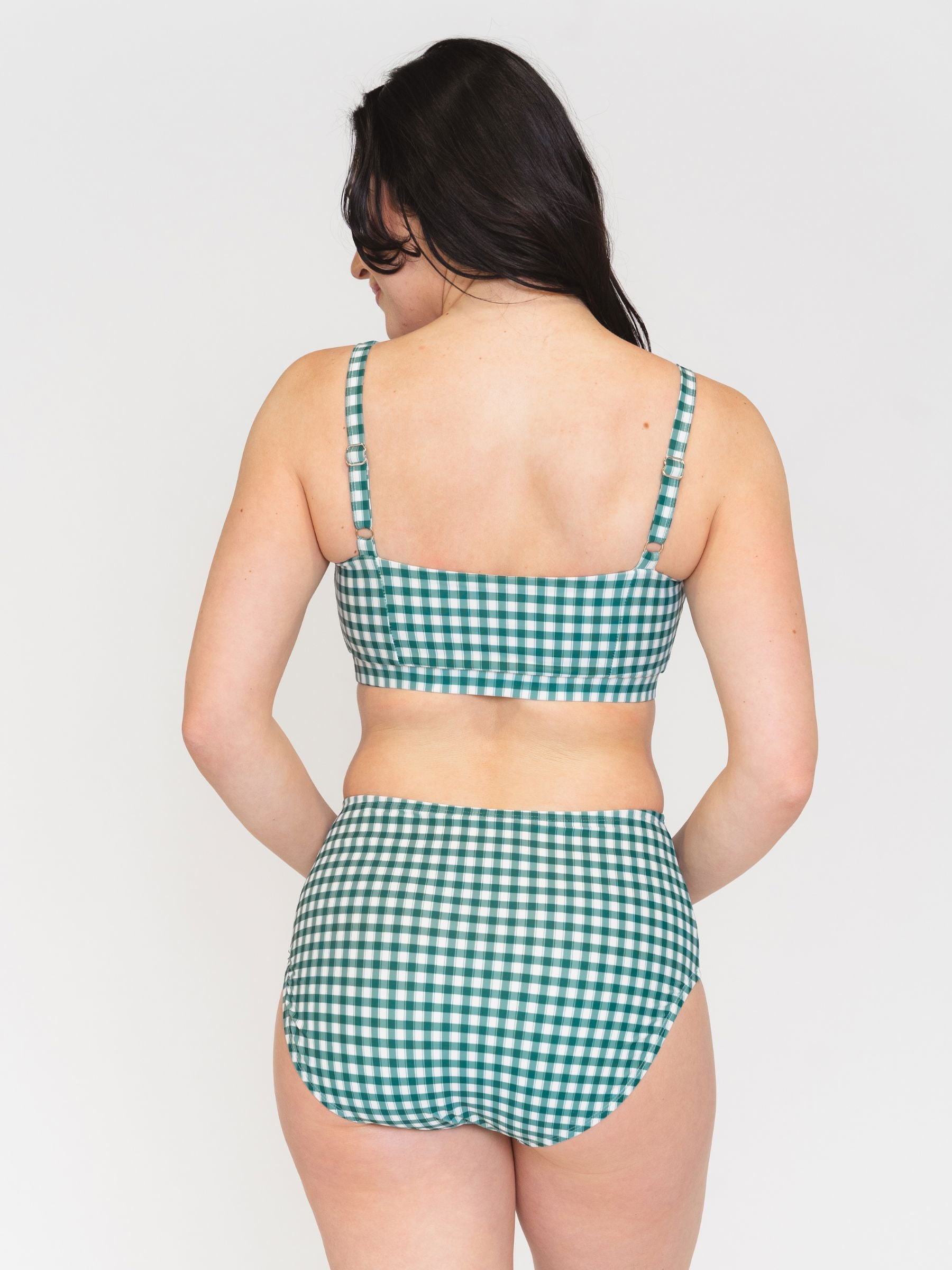Juniper Gingham High-Waist Bottom