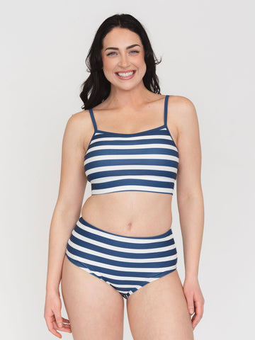 Navy Stripe Bralette