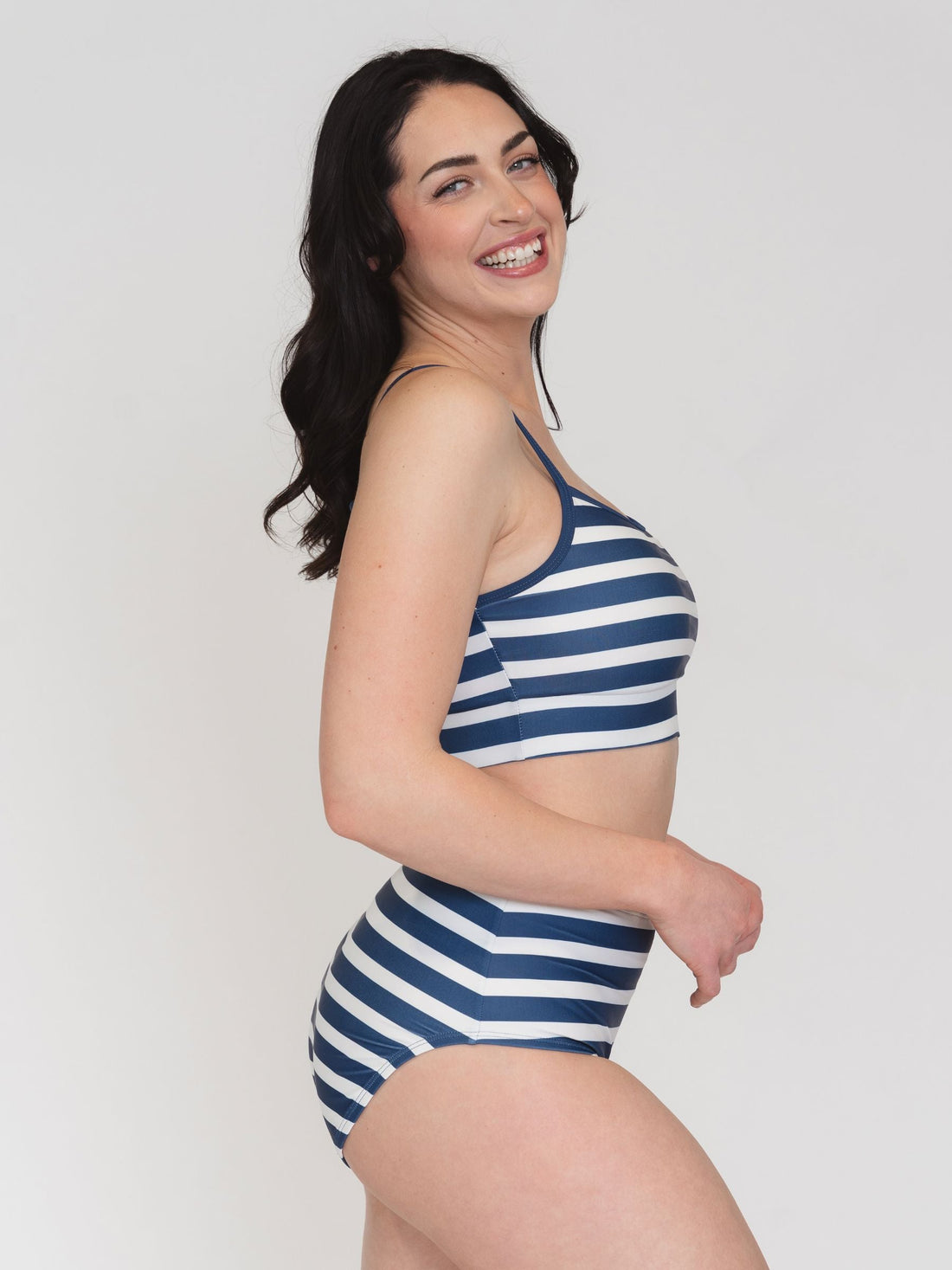 Navy Stripe Bralette