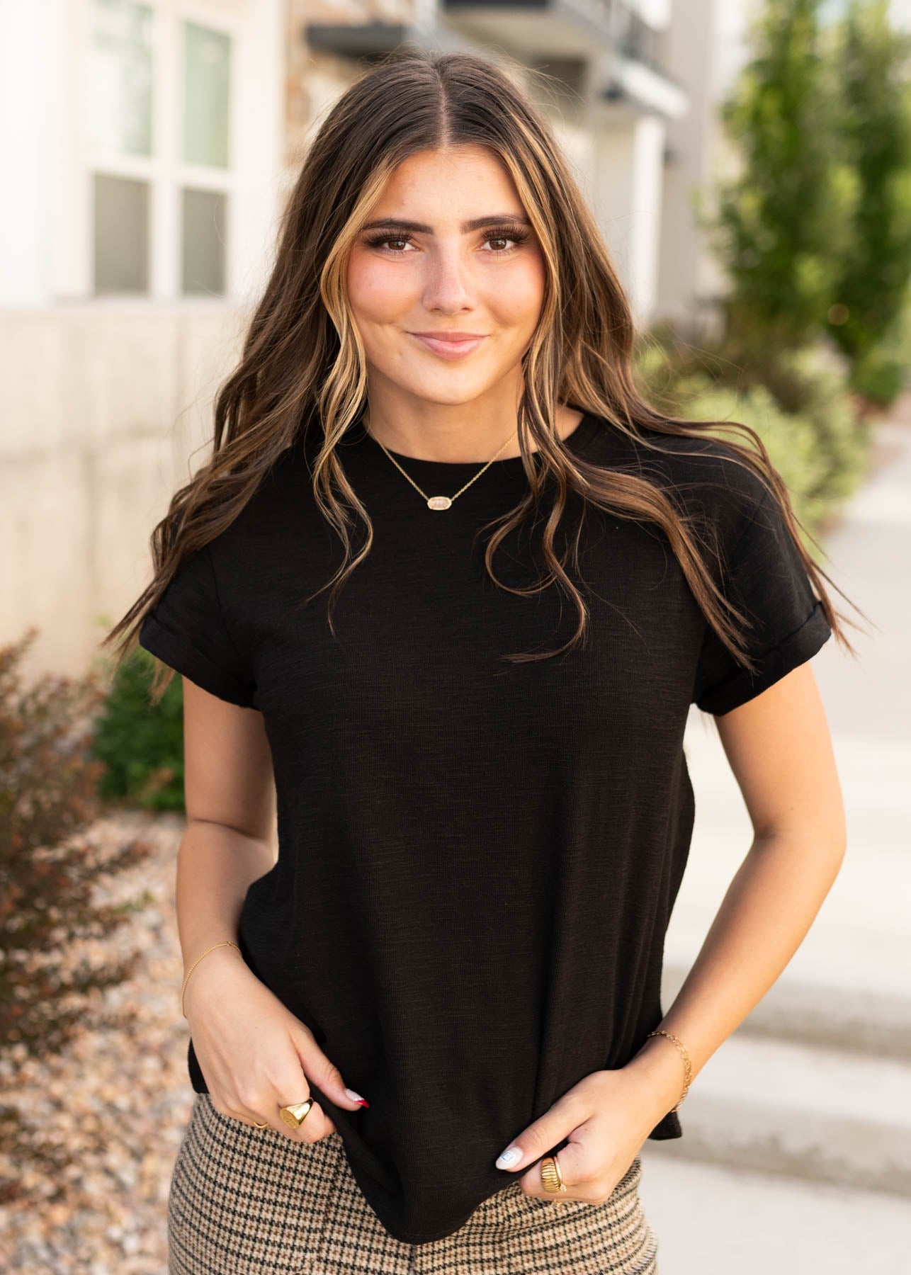 Alexis Black Top
