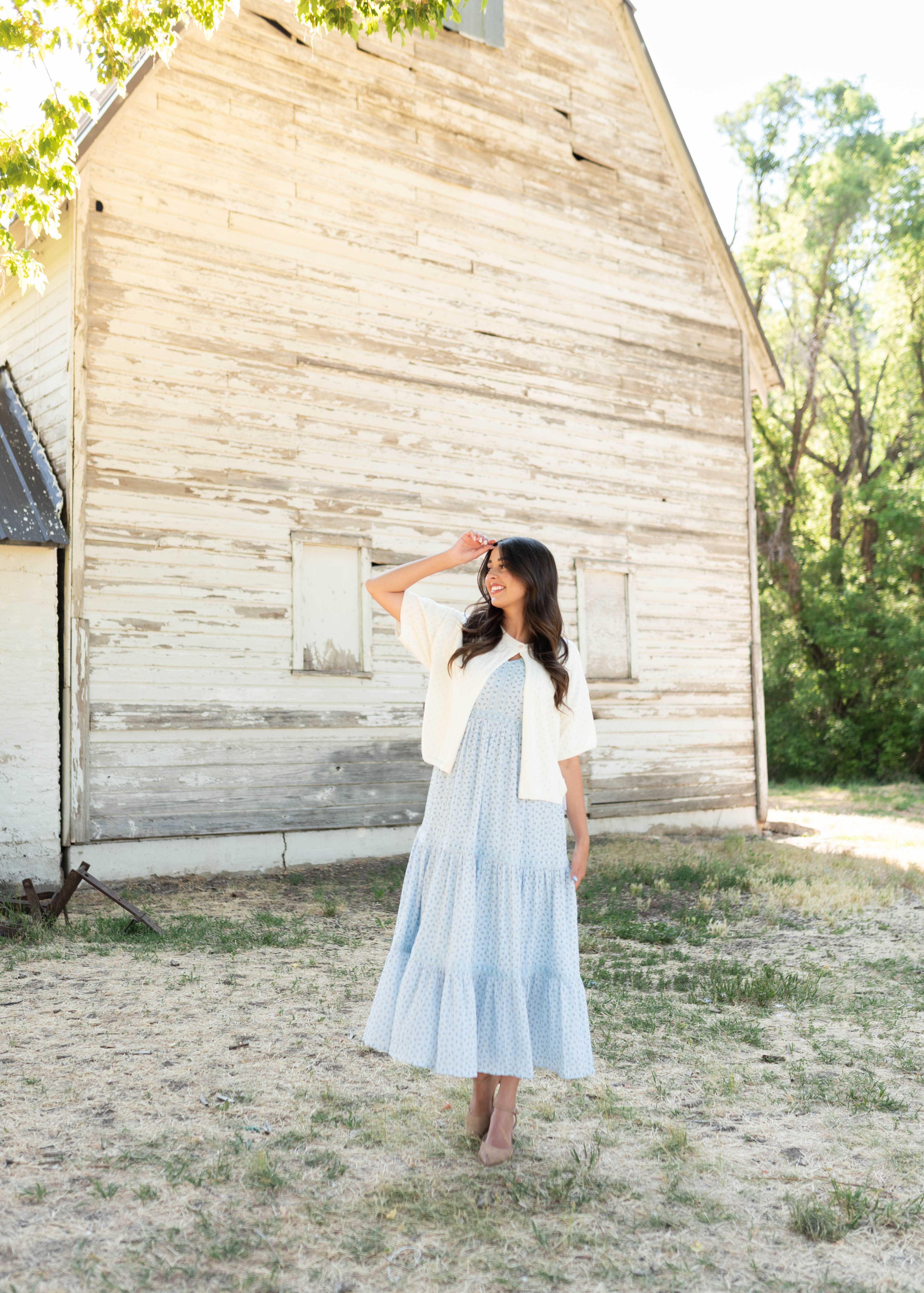 Alyssa Ivory Short Sleeve Cardigan