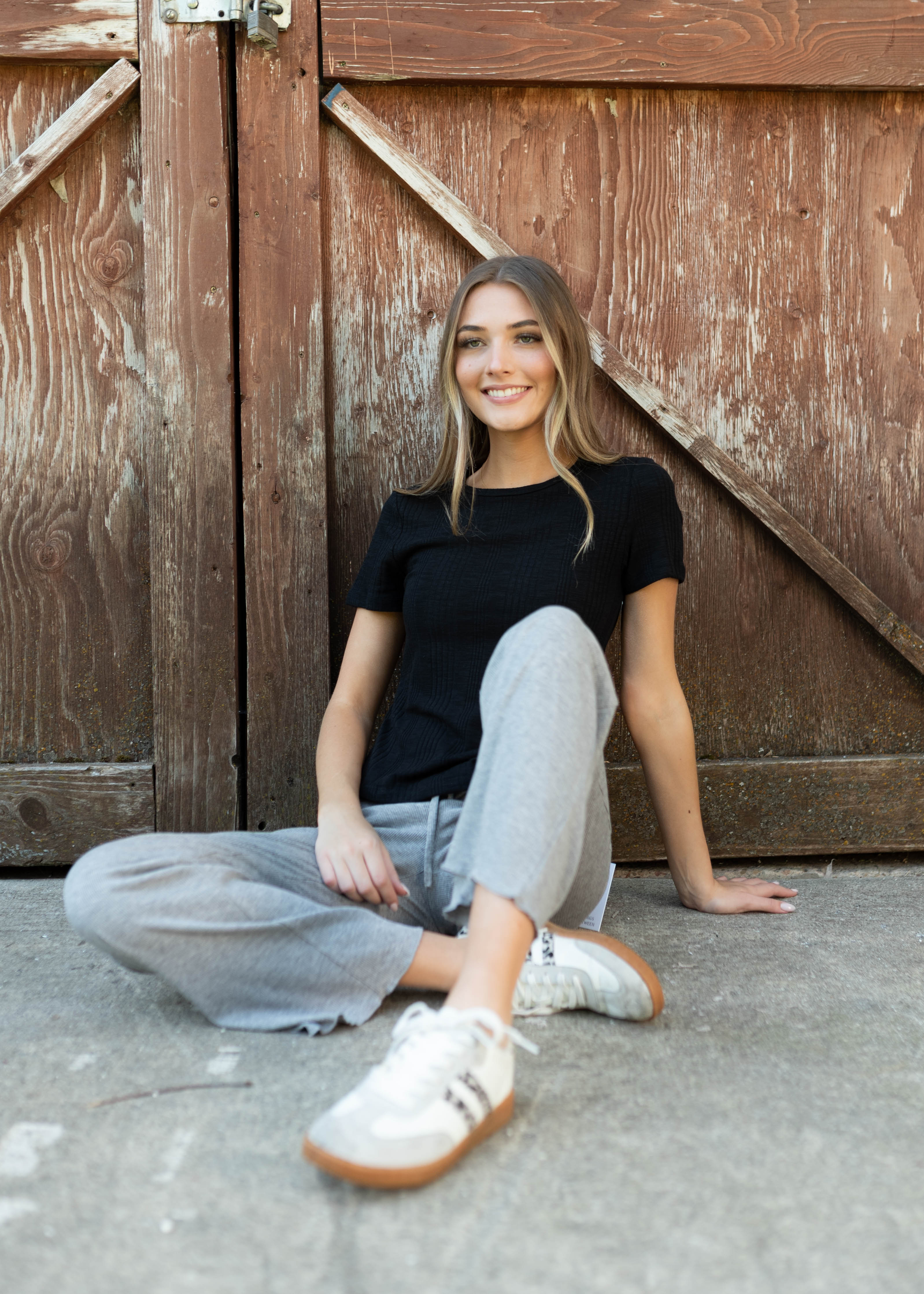 Skyla Heather Grey Lounge Pants