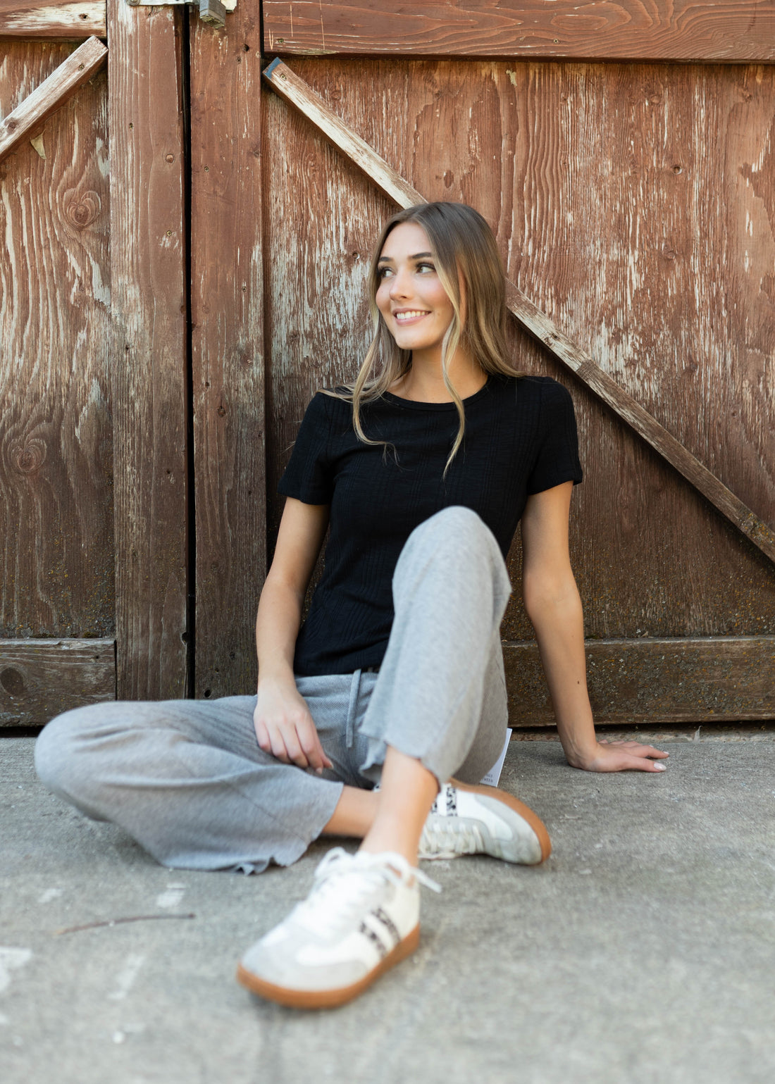 Skyla Heather Grey Lounge Pants
