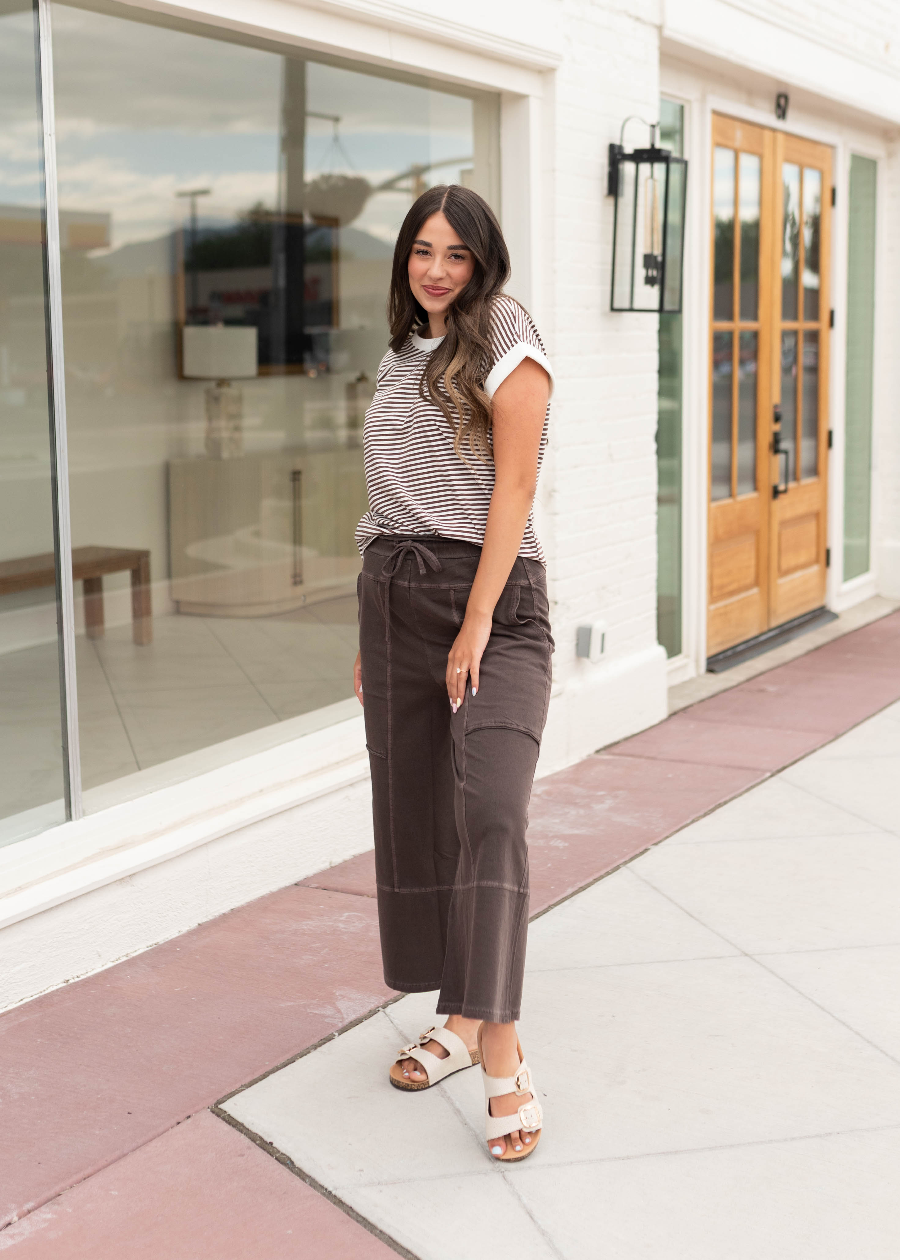 Angela Brown Striped Top