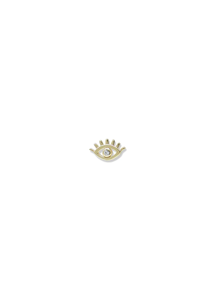Mel Soldera Evil Eye Lash Stud