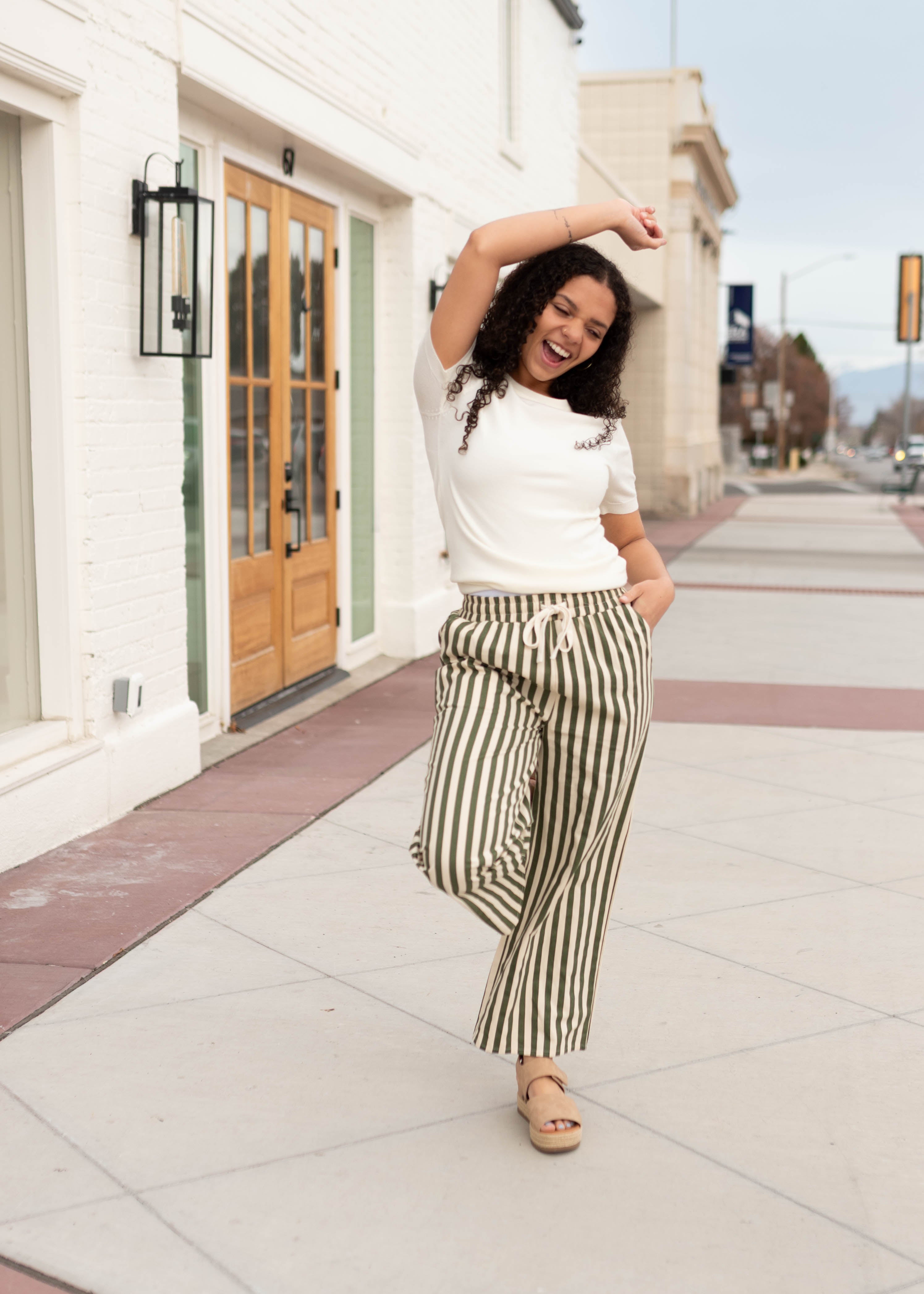 Ashlyn Ivory Short Sleeve Sweater