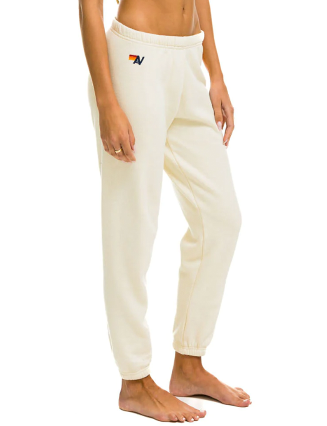 5 Stripe Sweatpants, Vintage White/Multi