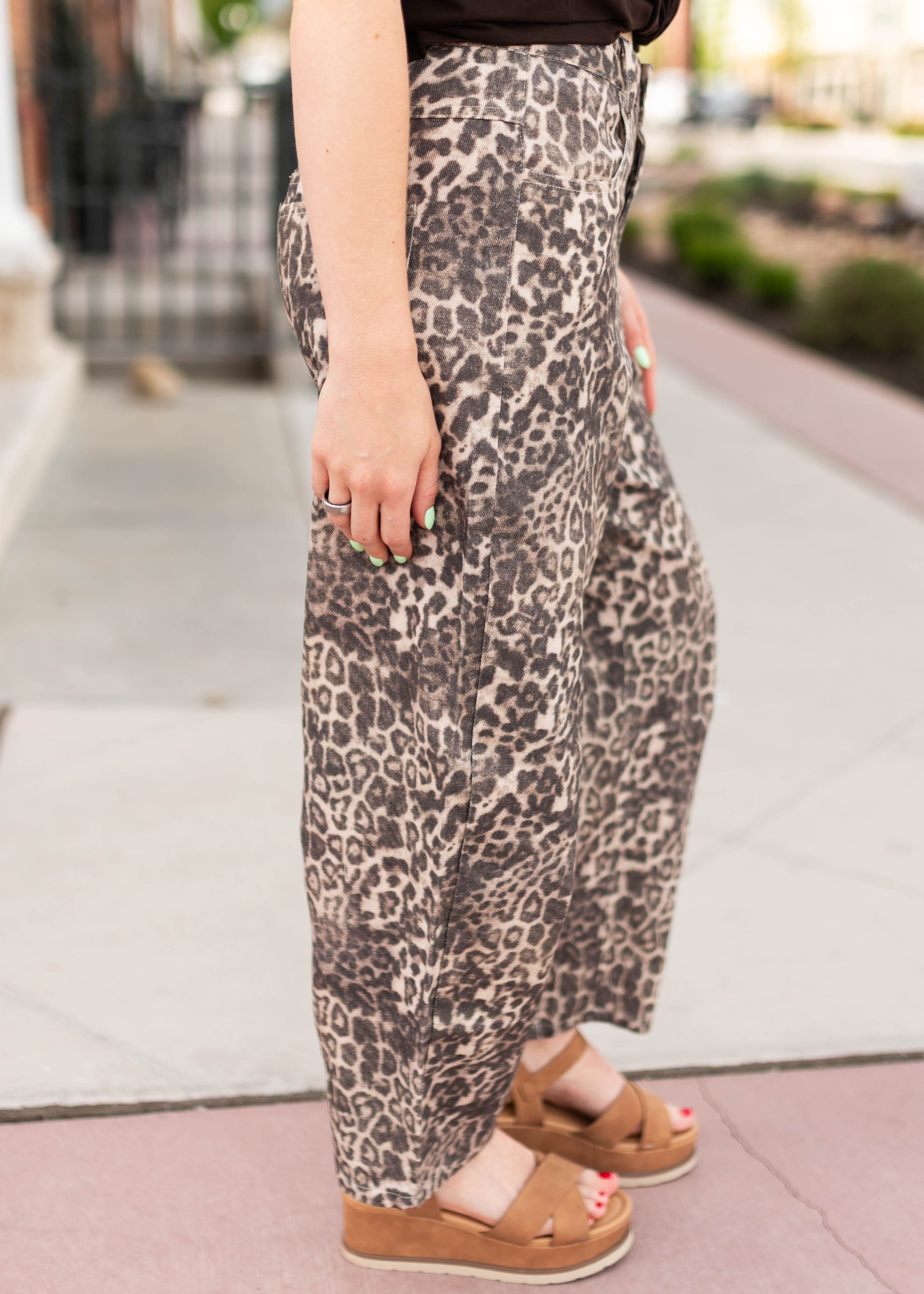 Blakely Leopard Print Pants