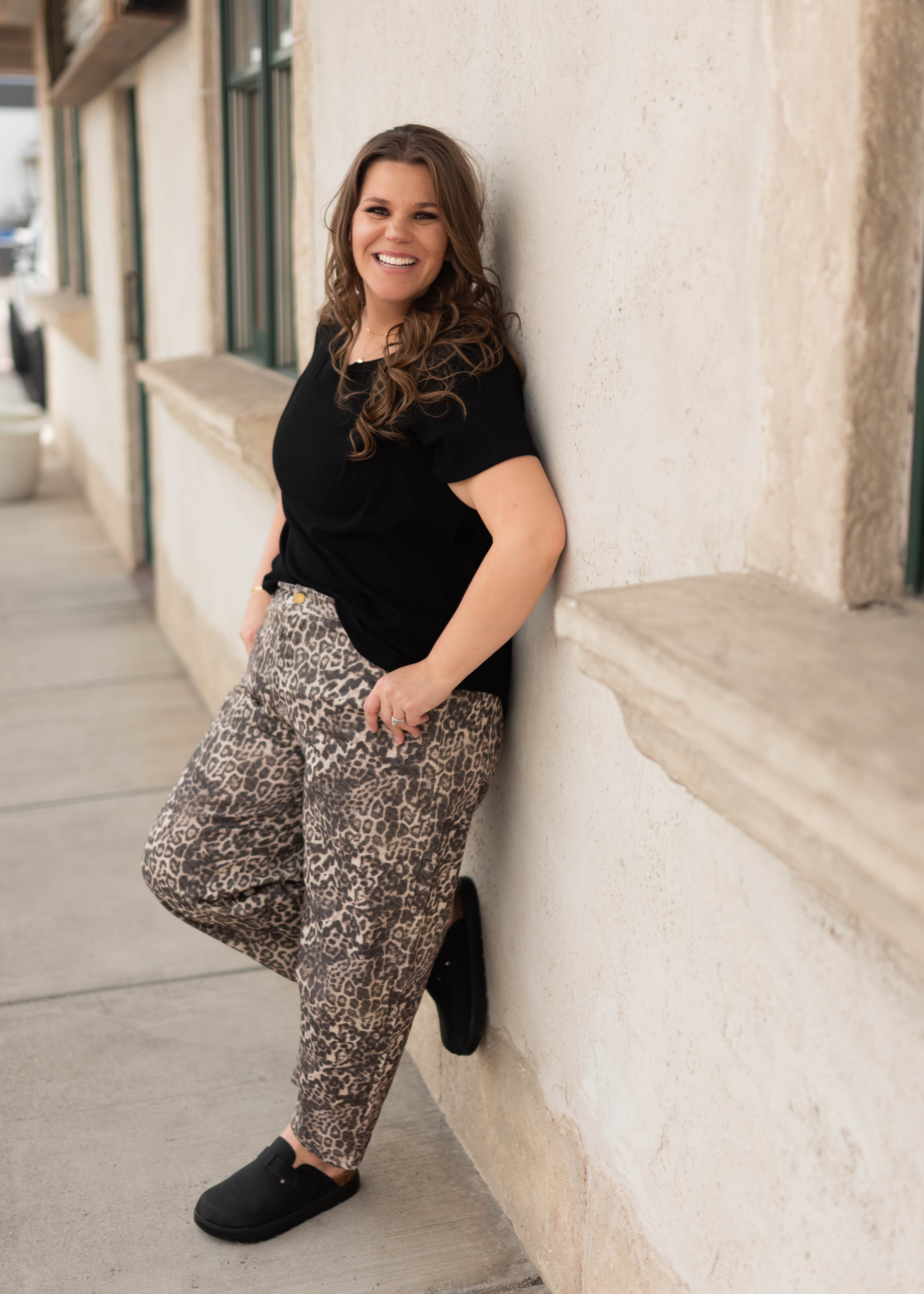 Blakely Leopard Print Pants