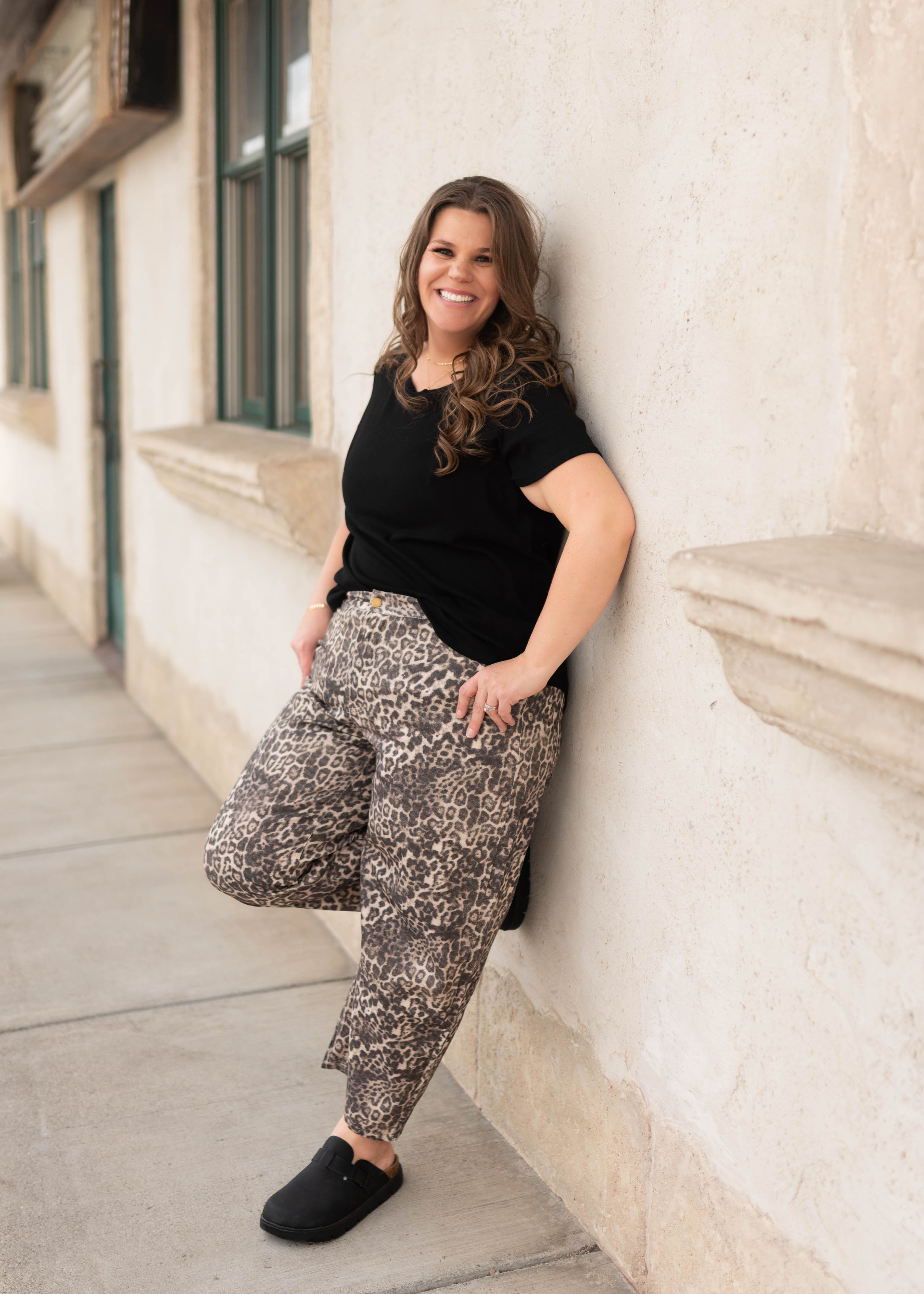 Blakely Leopard Print Pants