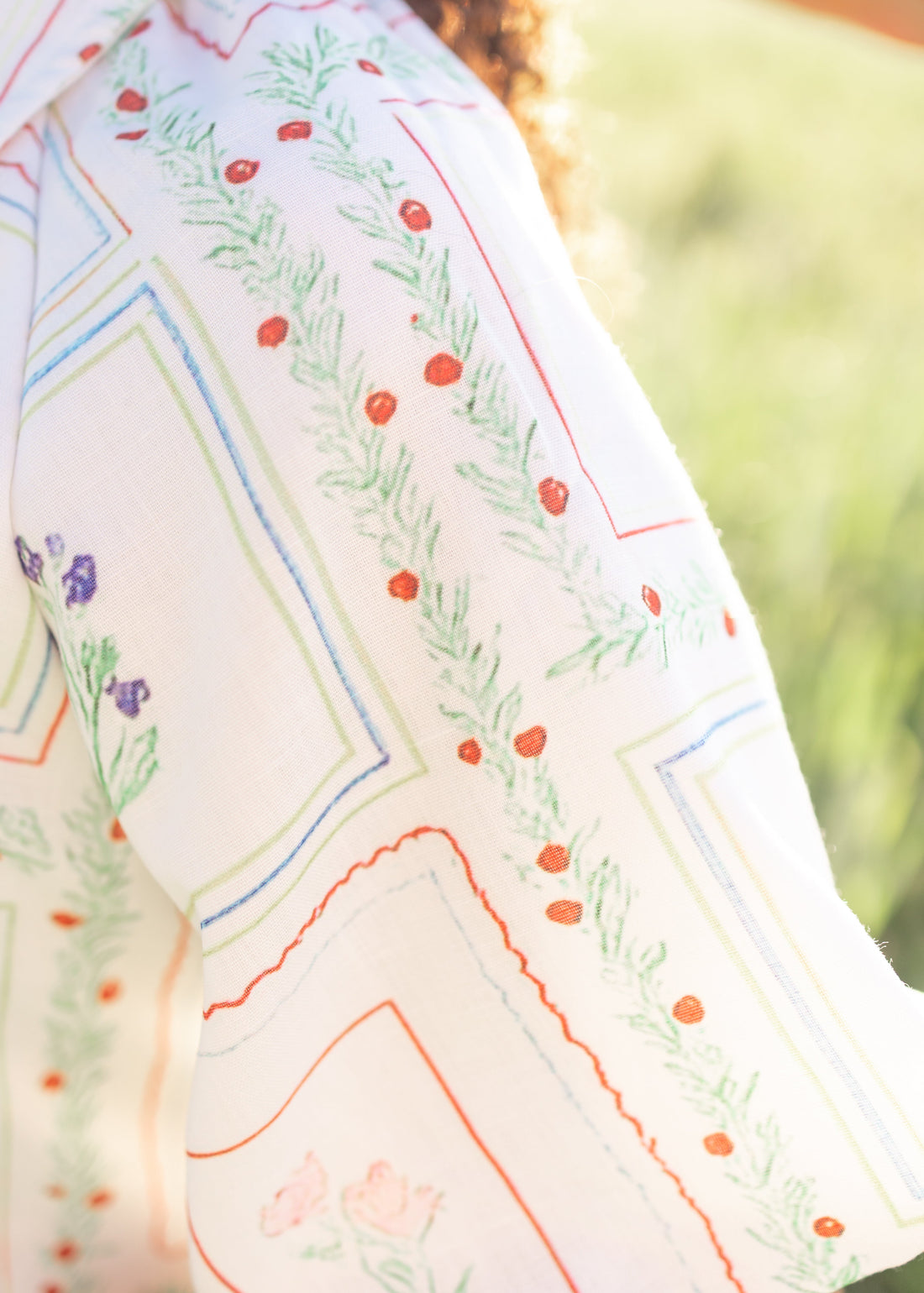 Caitlin Ivory Floral Dress