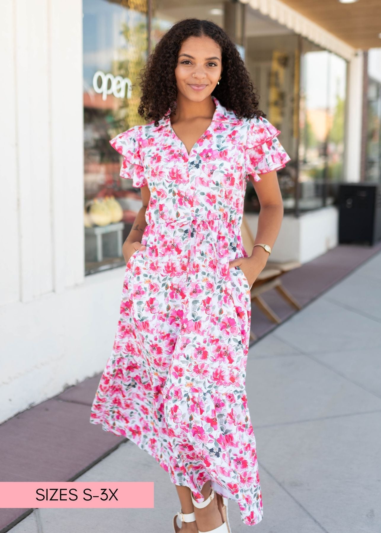 Camilla Pink Floral Dress