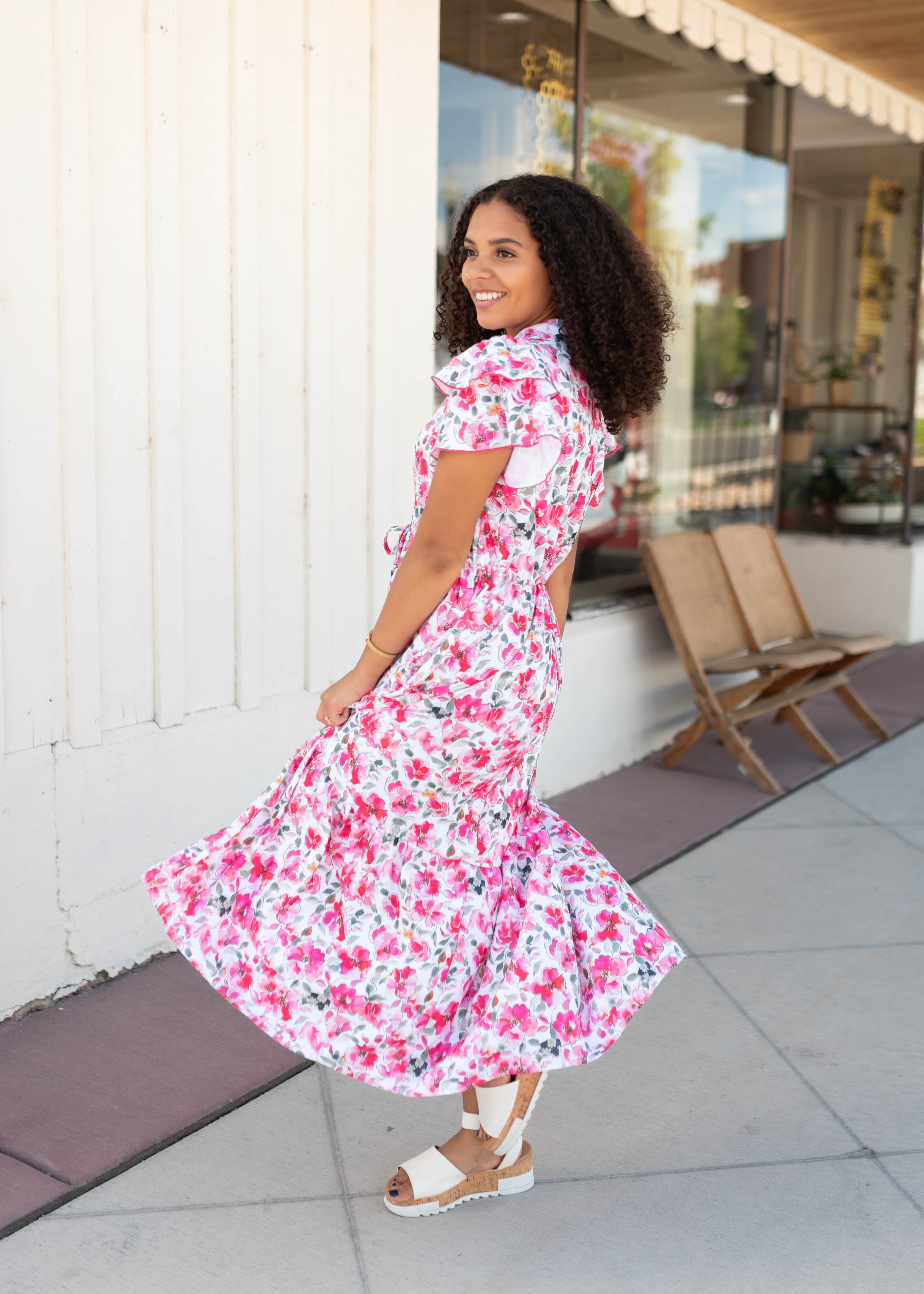 Camilla Pink Floral Dress