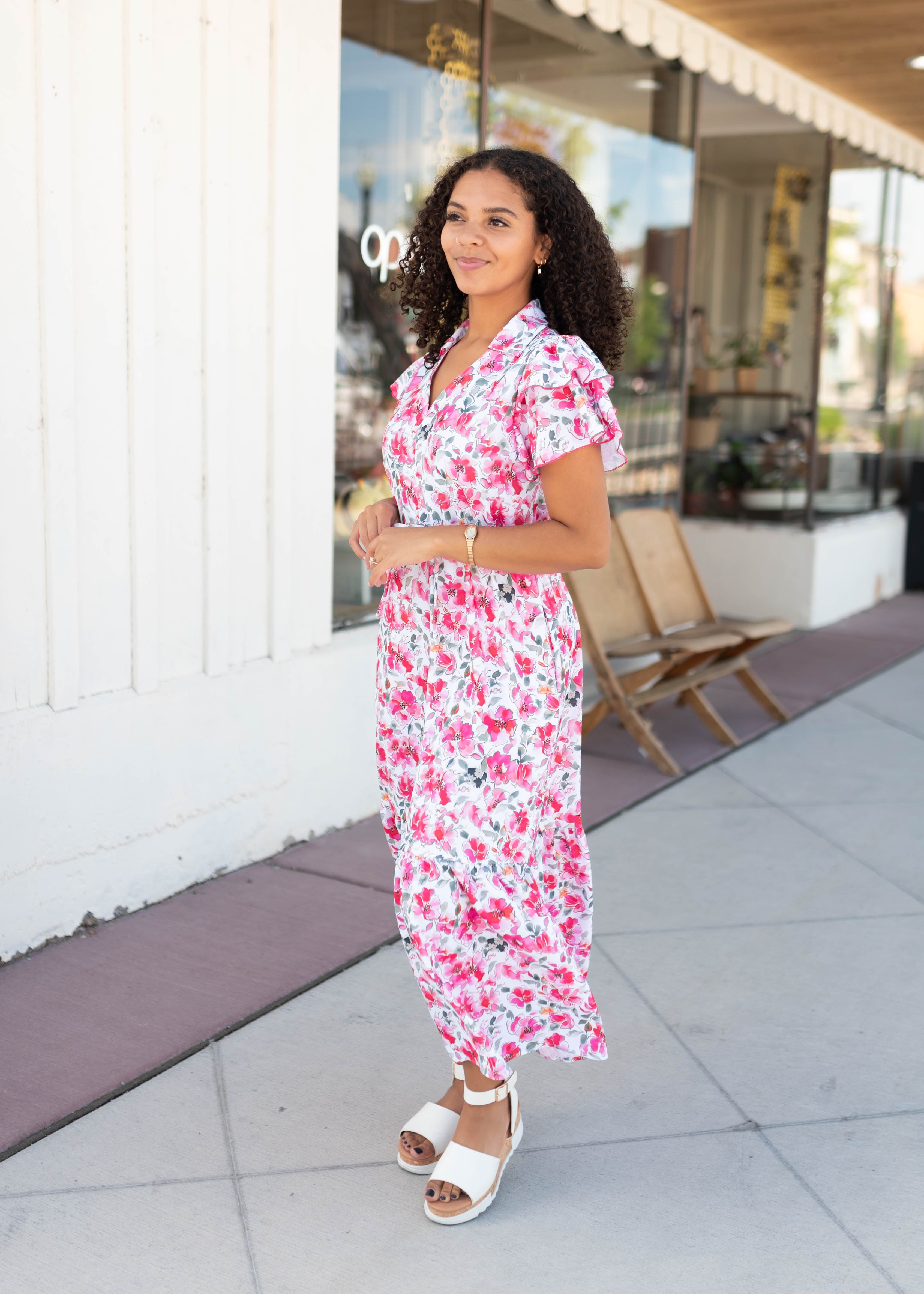 Camilla Pink Floral Dress