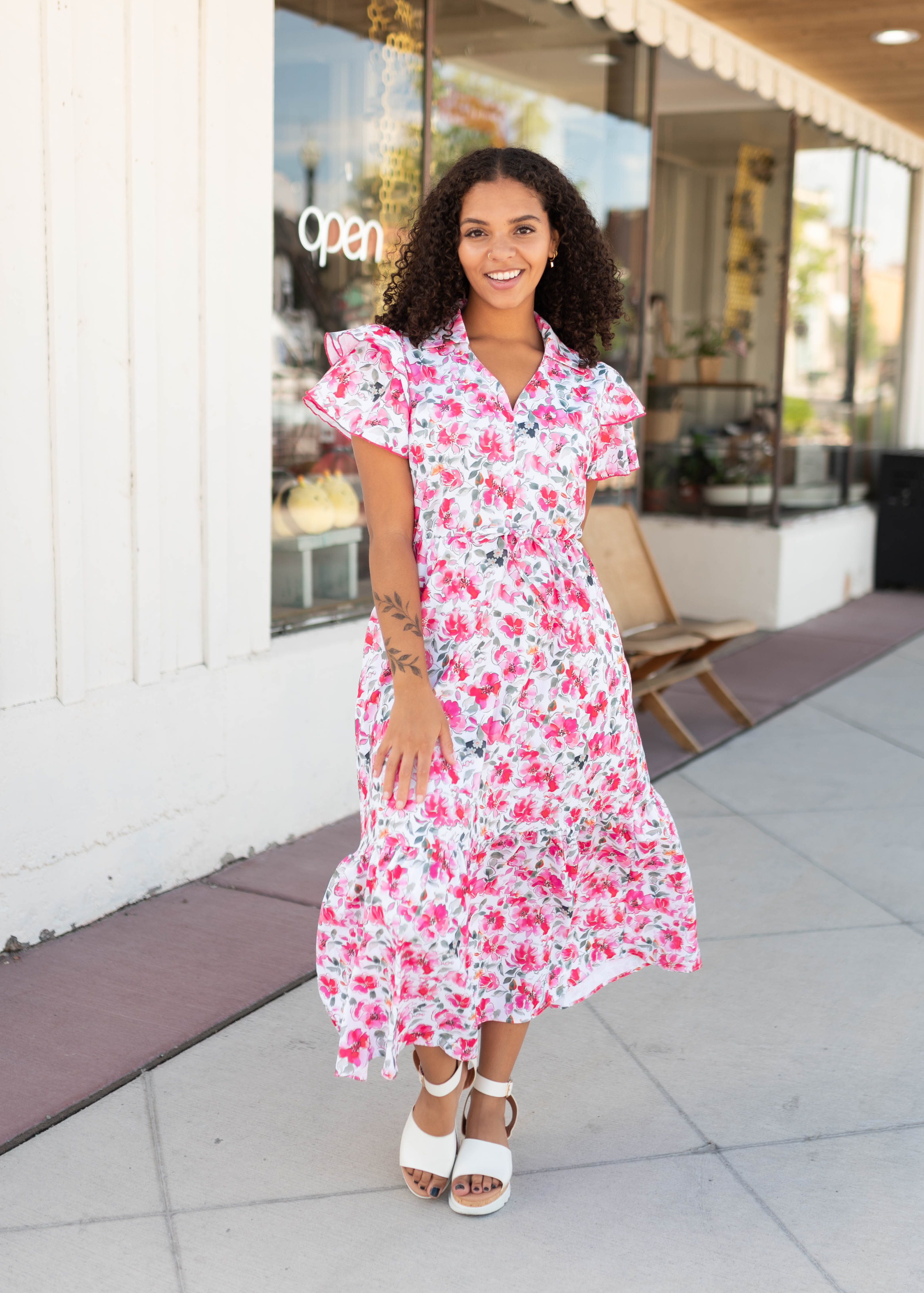 Camilla Pink Floral Dress