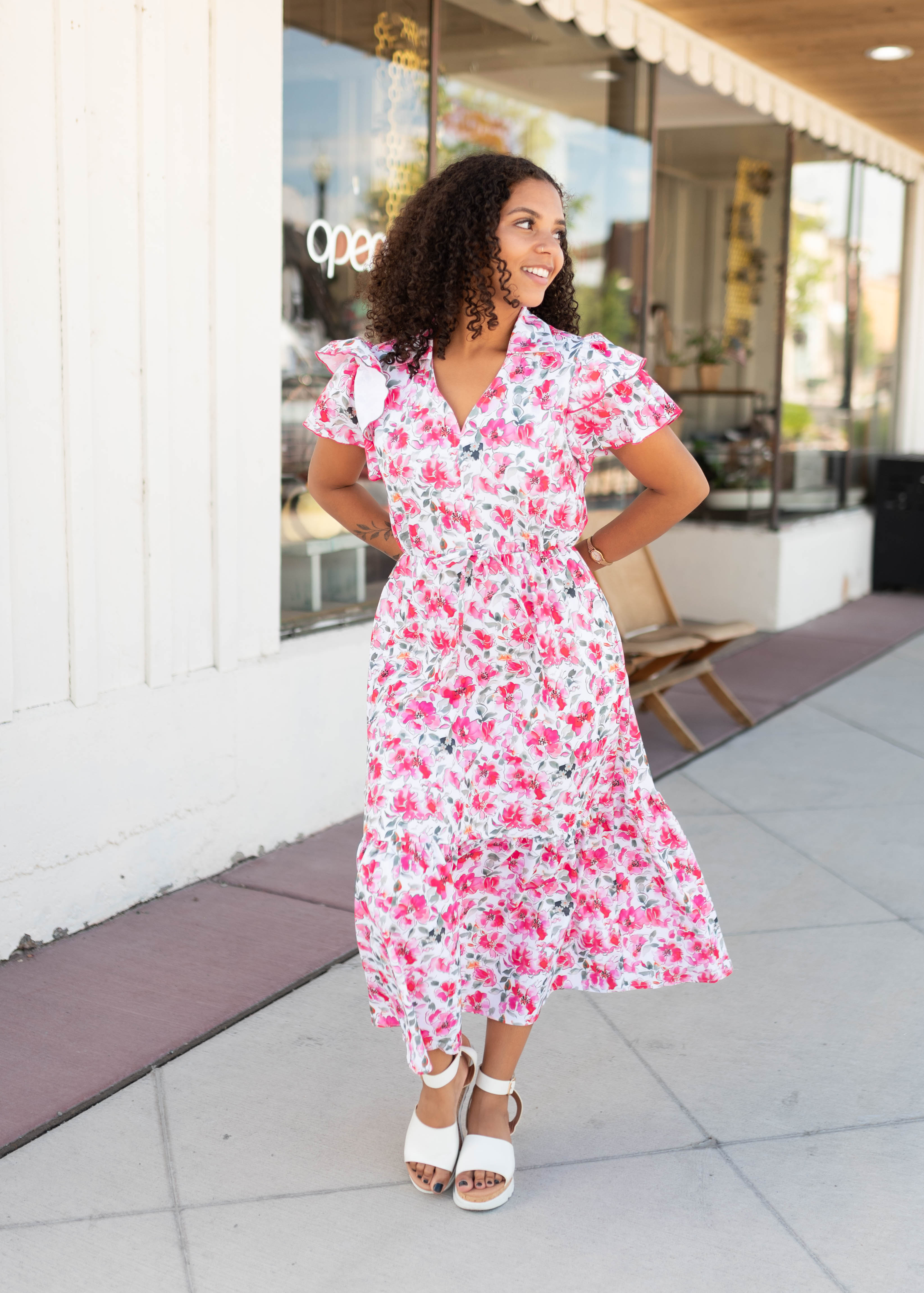Camilla Pink Floral Dress