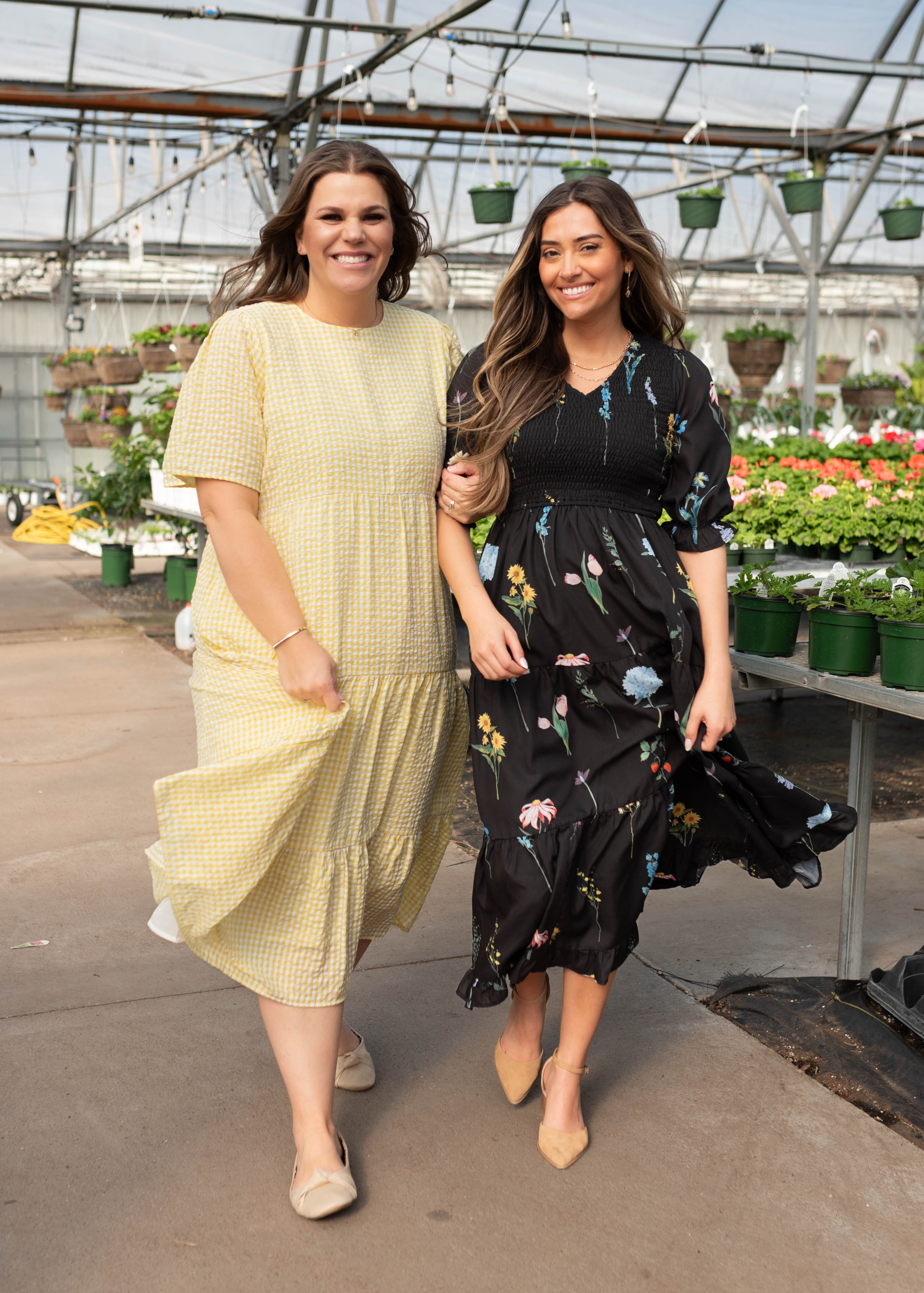 Cecelia Black Floral Dress