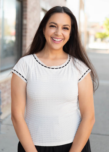 Dakota Cream Lace Top
