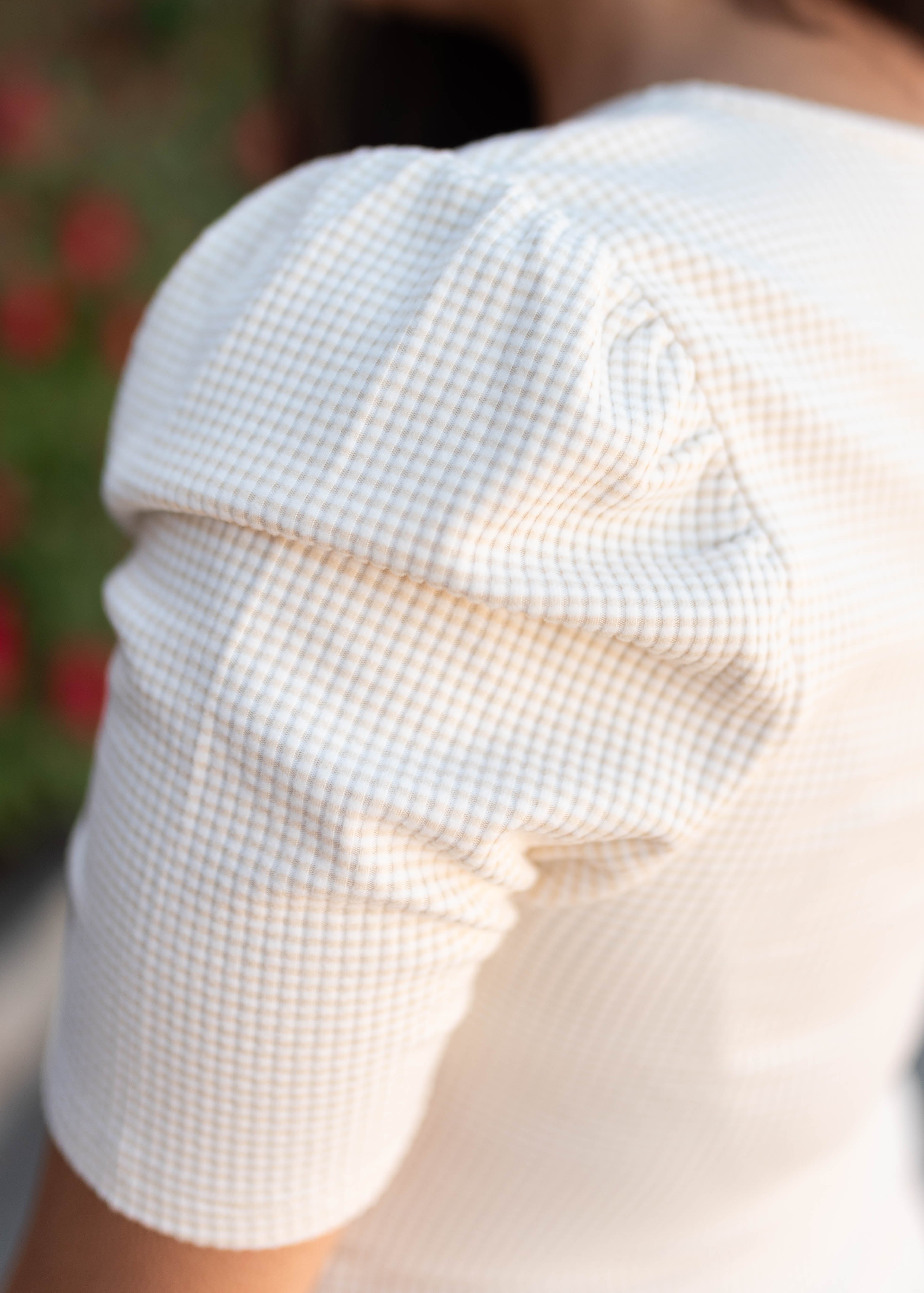 Eden Cream Striped Top