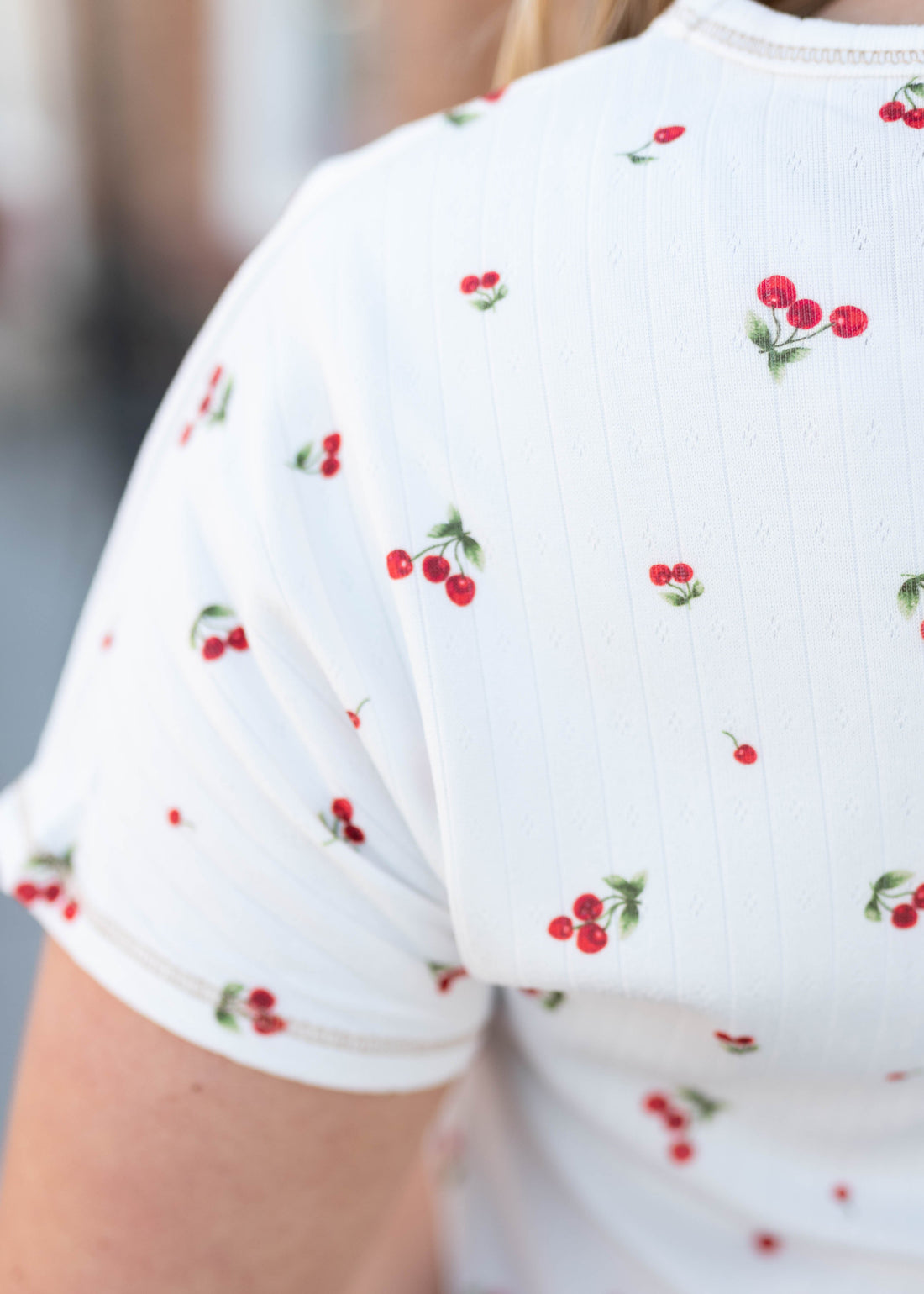Everleigh Cherry Patterned Top