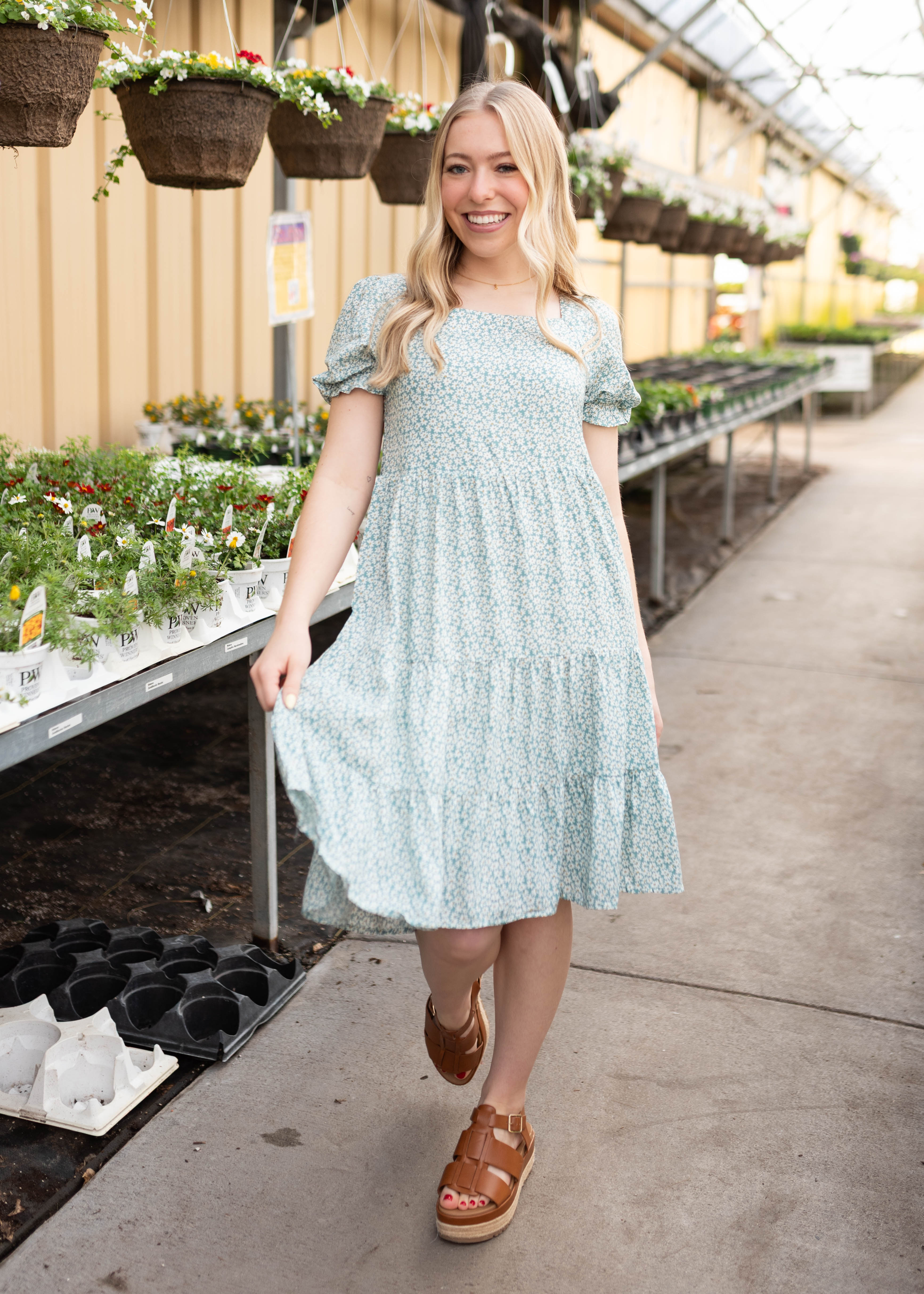 Georgina Green Floral Dress