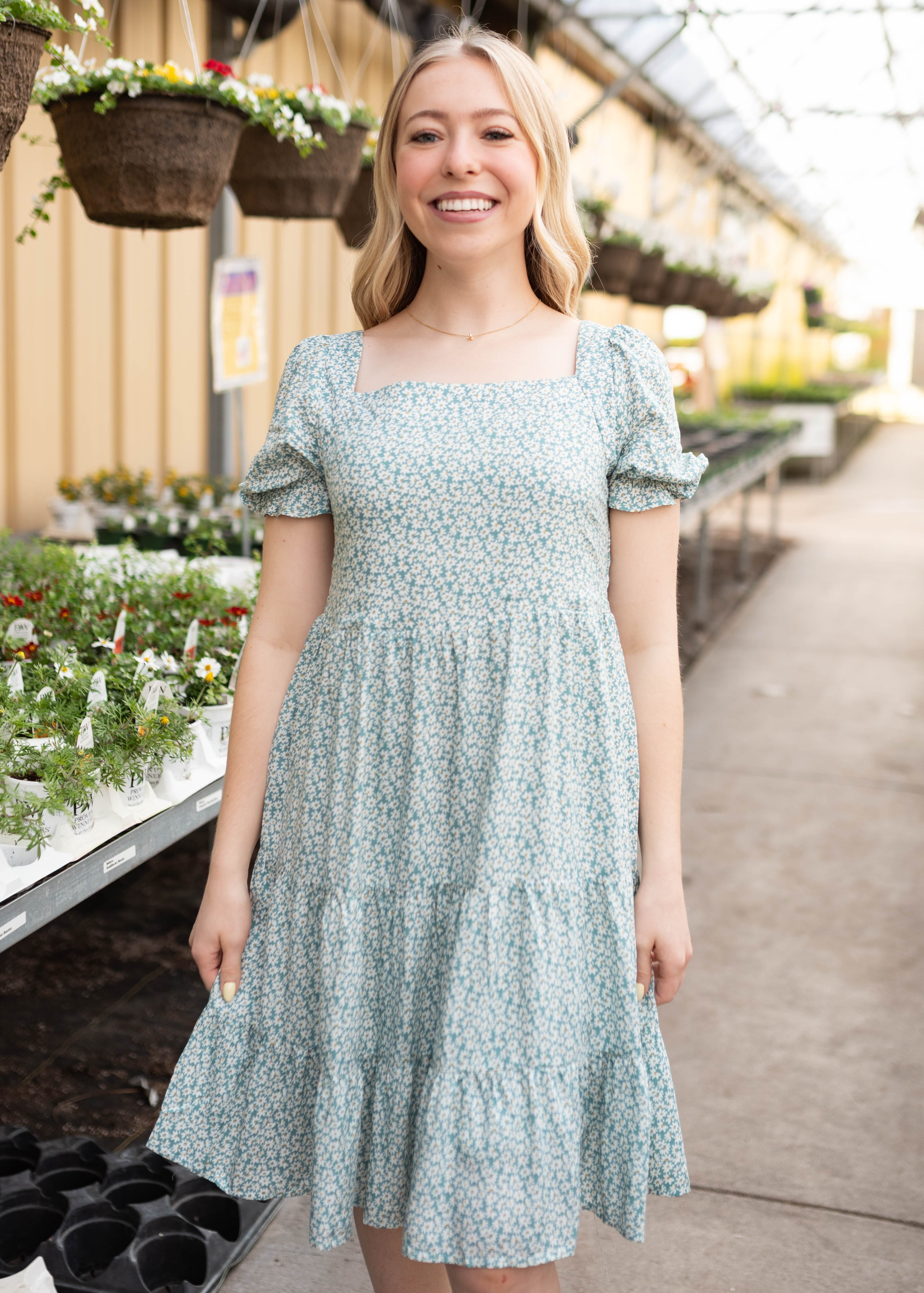 Georgina Green Floral Dress