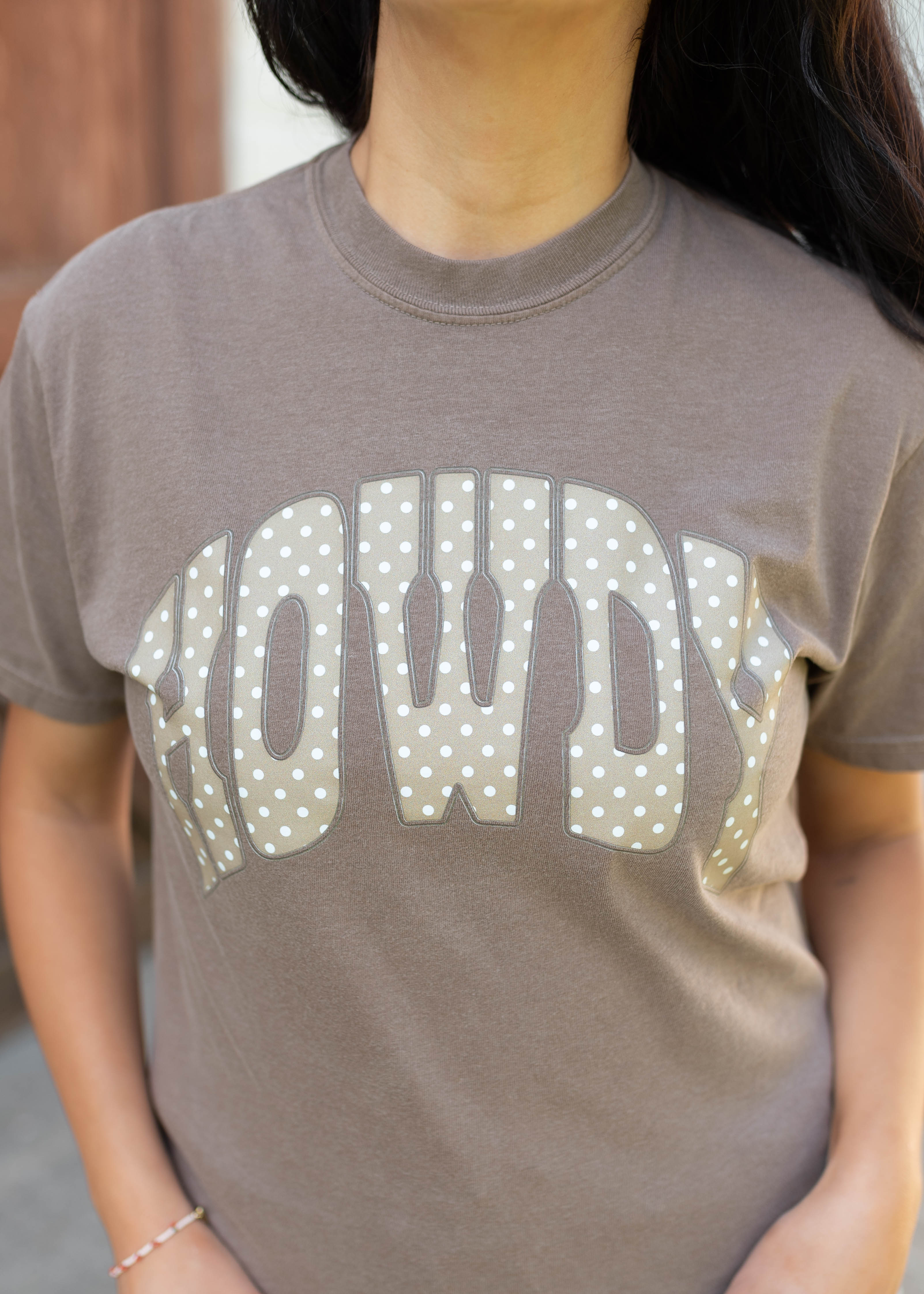 Howdy Brown Graphic Tee