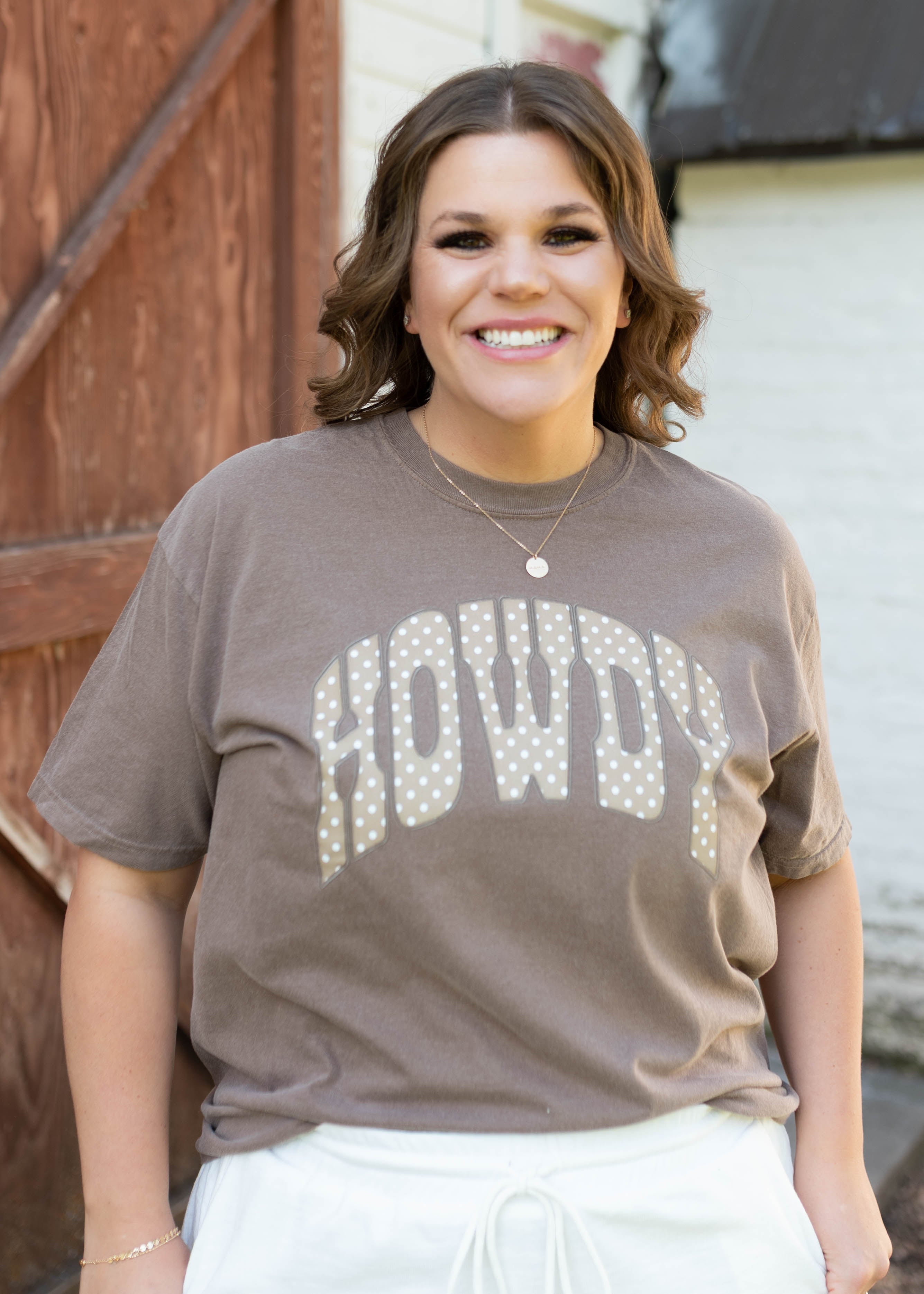 Howdy Brown Graphic Tee