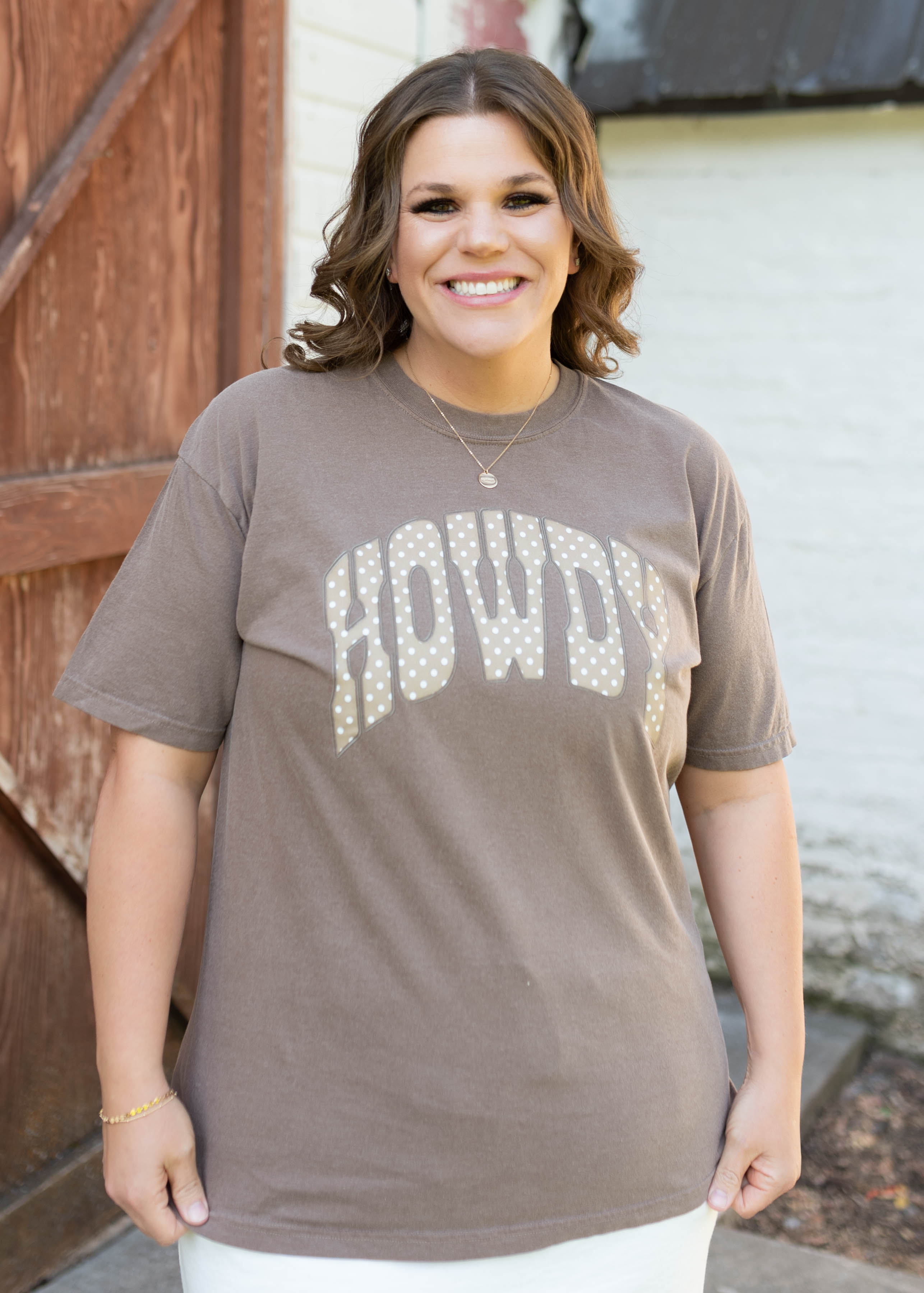 Howdy Brown Graphic Tee