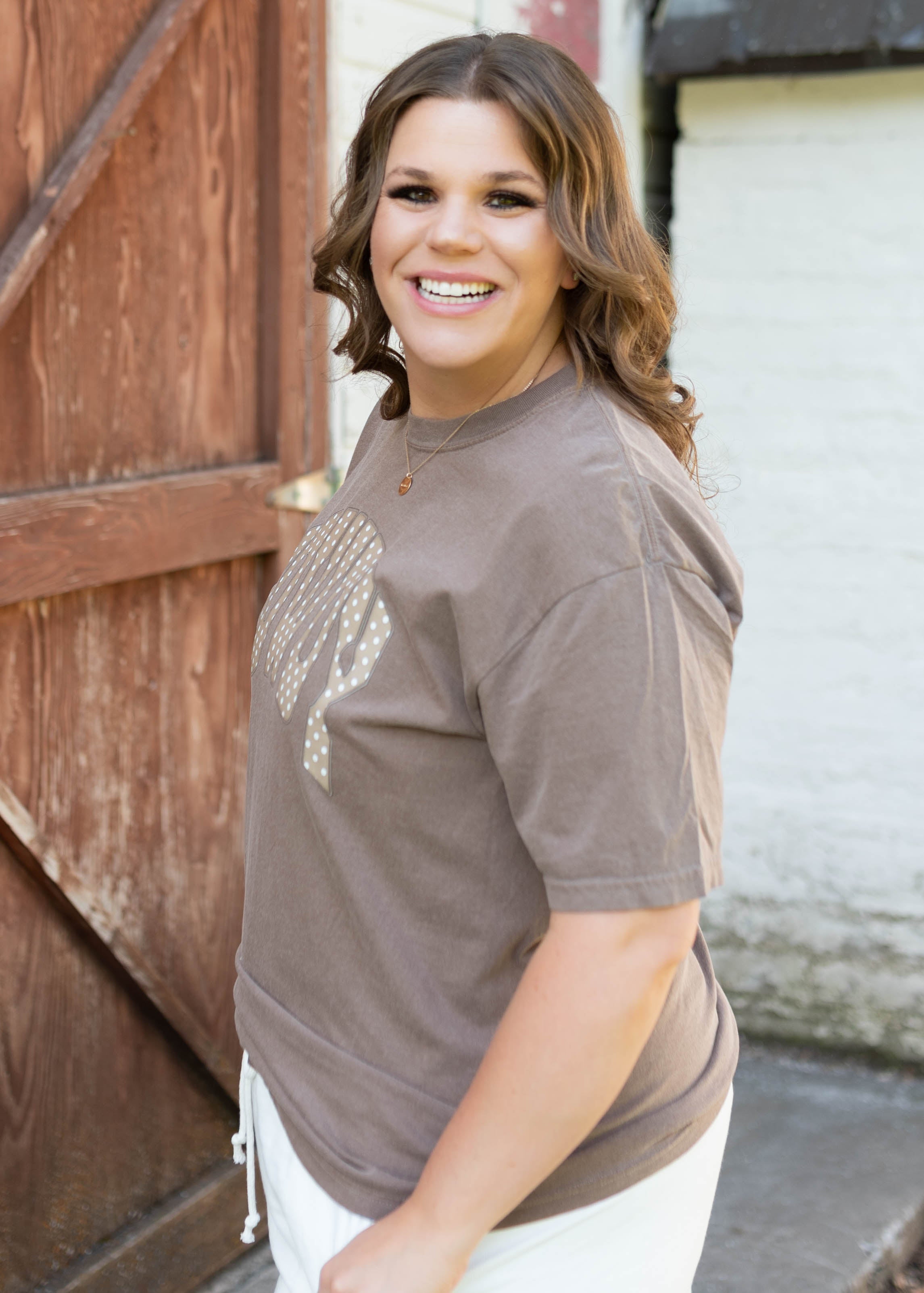 Howdy Brown Graphic Tee