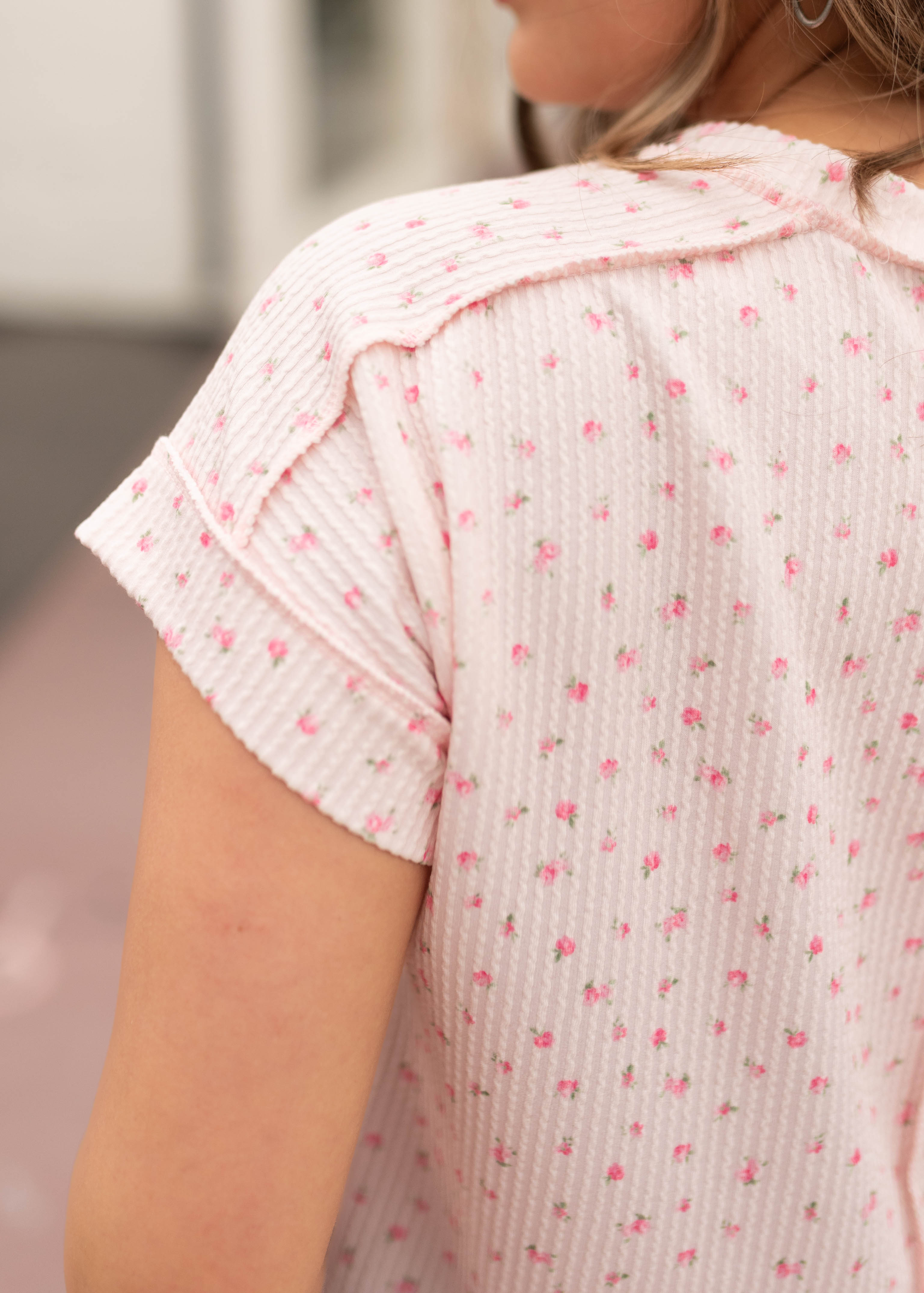 Jessica Pink Floral Top