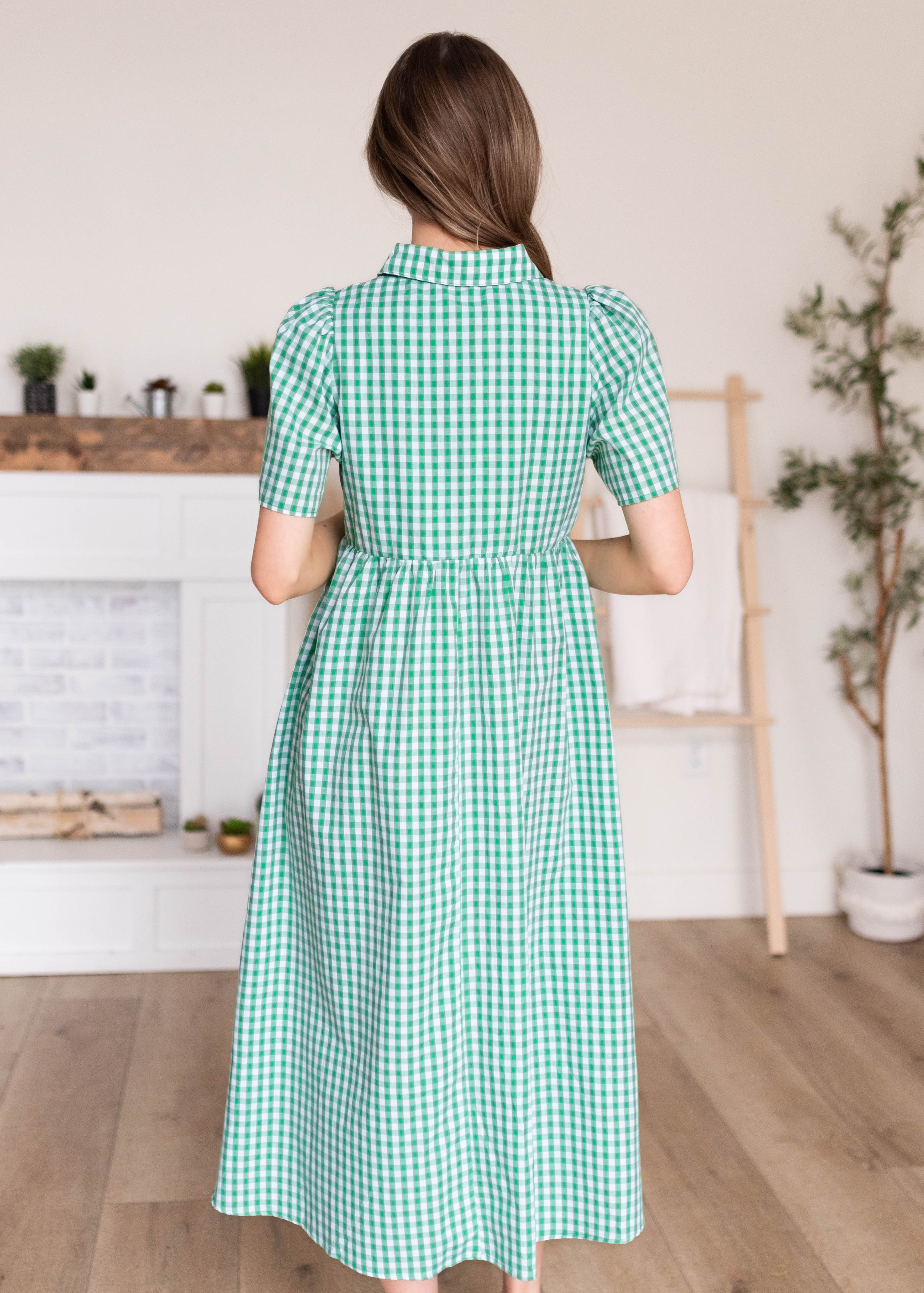 Kathryn Green Gingham Dress