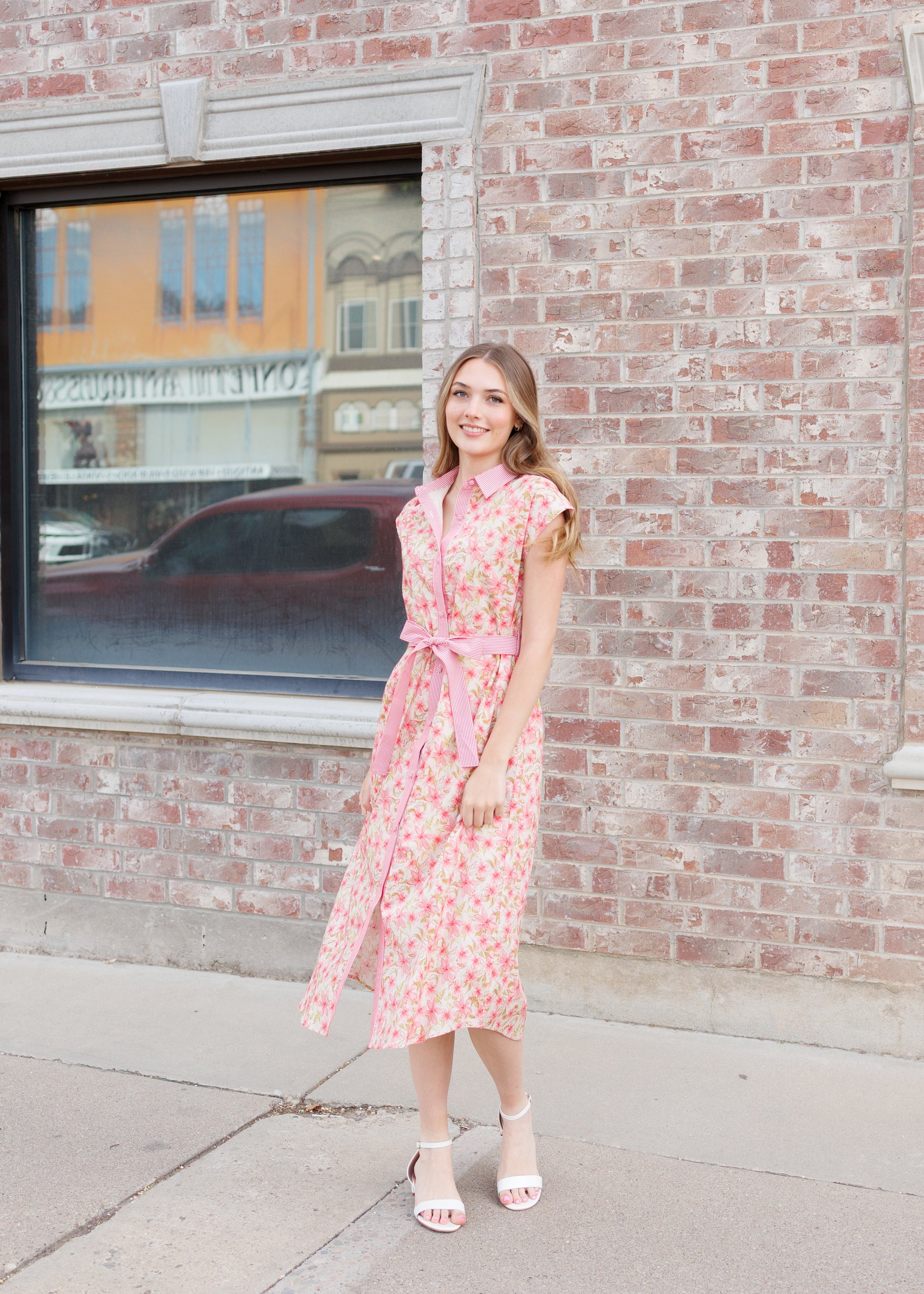 Kennedy Pink Floral Dress