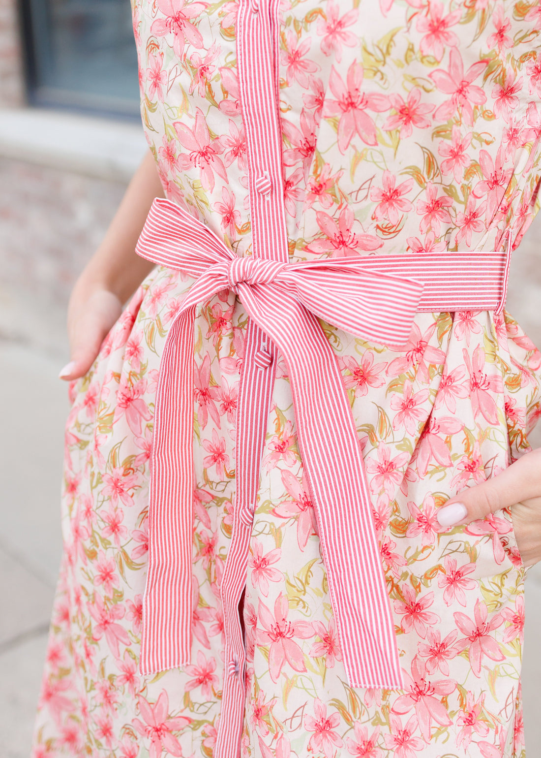 Kennedy Pink Floral Dress
